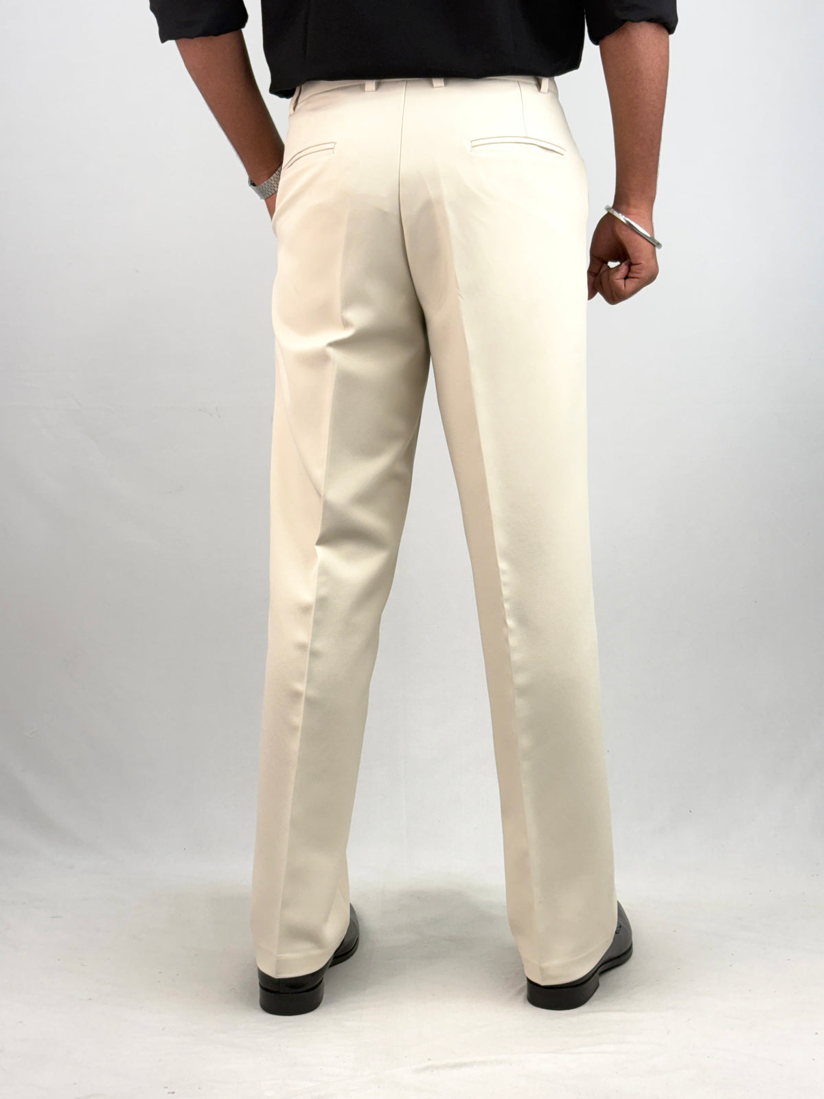 Beige Korean Baggy Pant