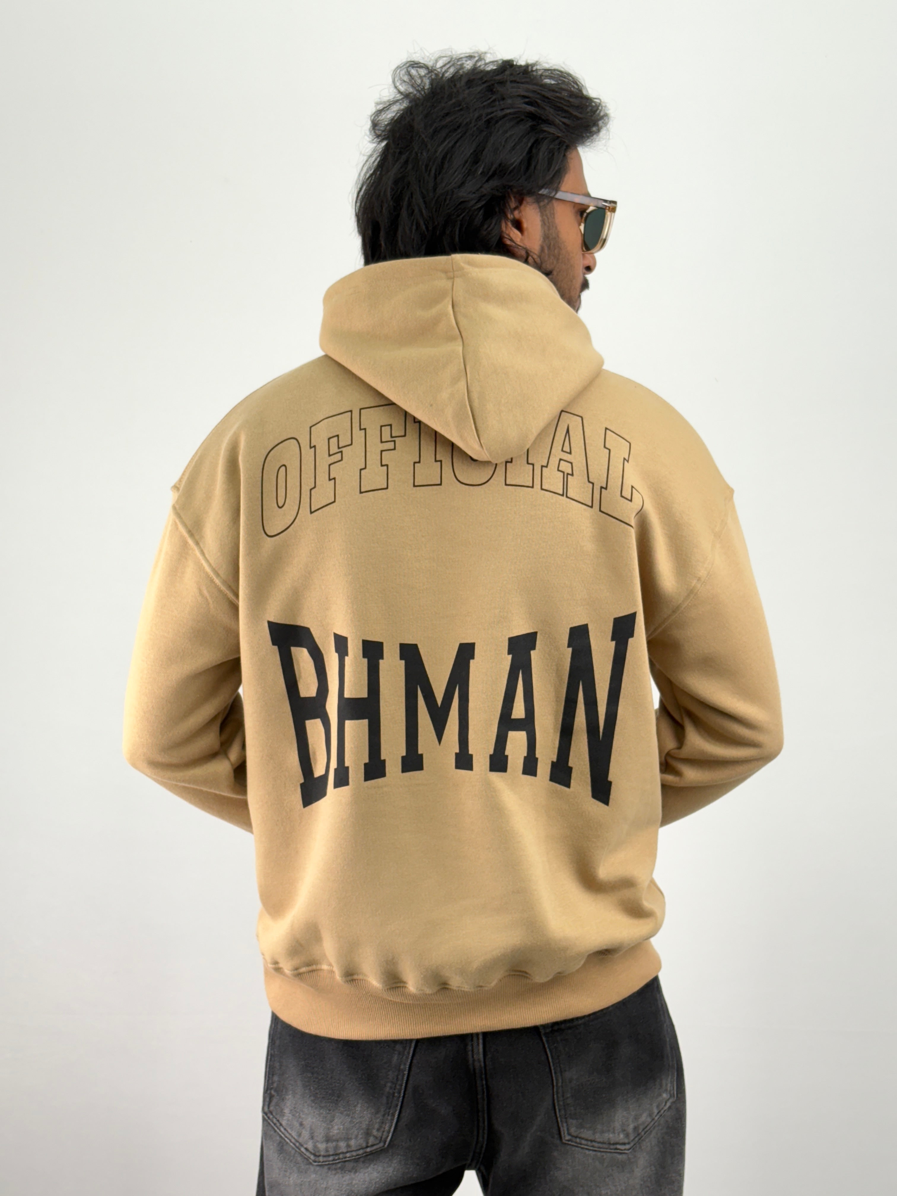 Beige Oversized Hoodie