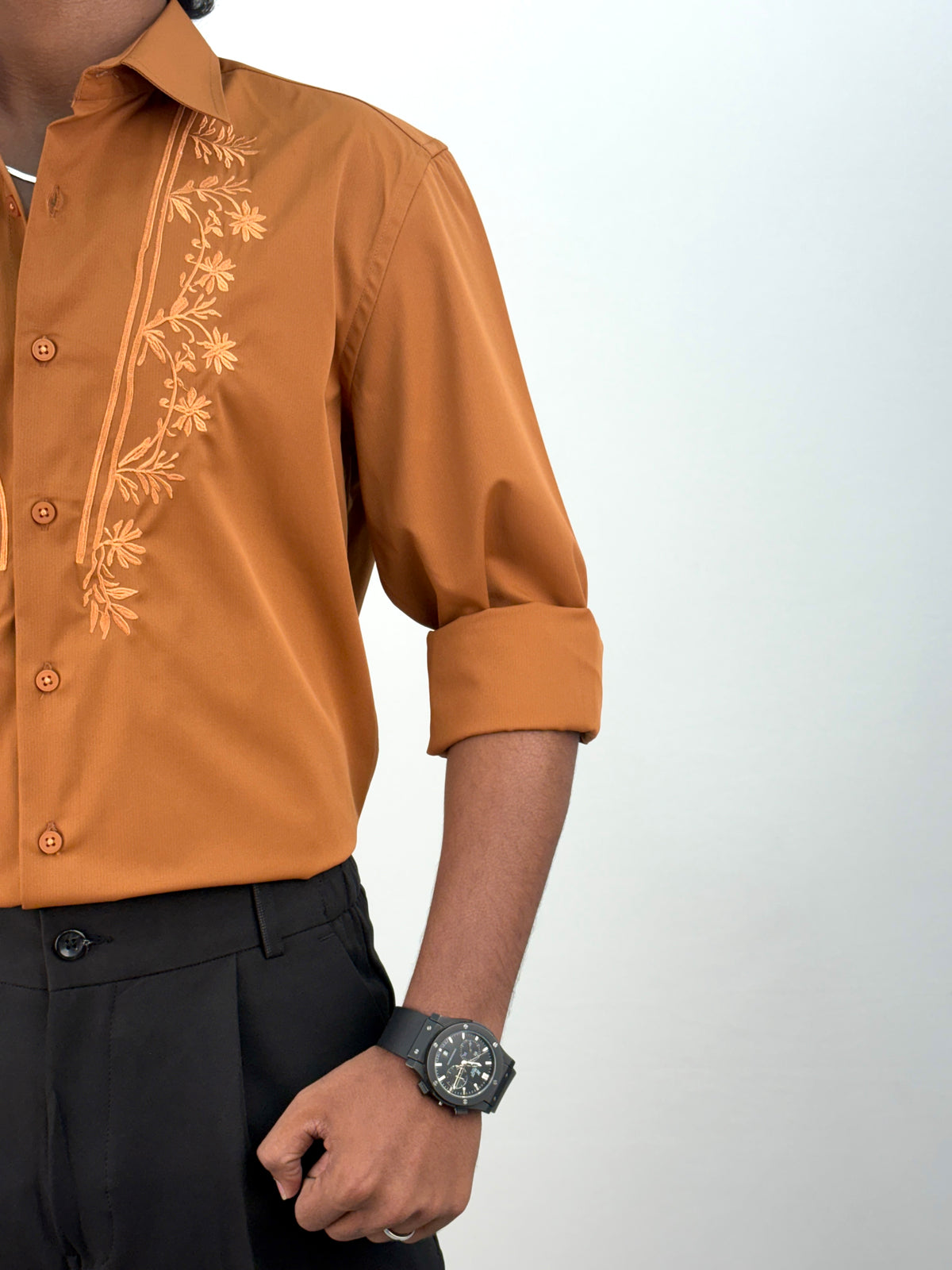 Rust IMP Embroidery Shirt