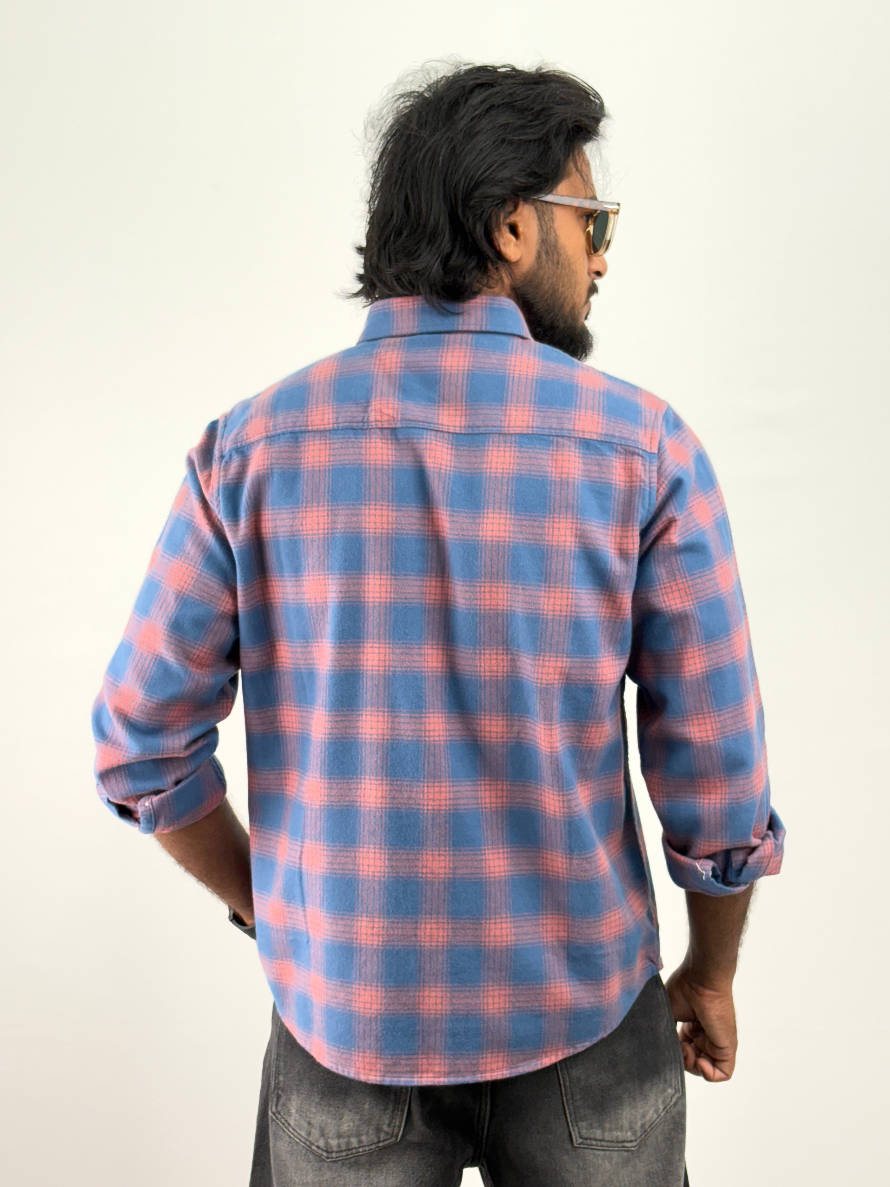 Blue Flannel Shirt