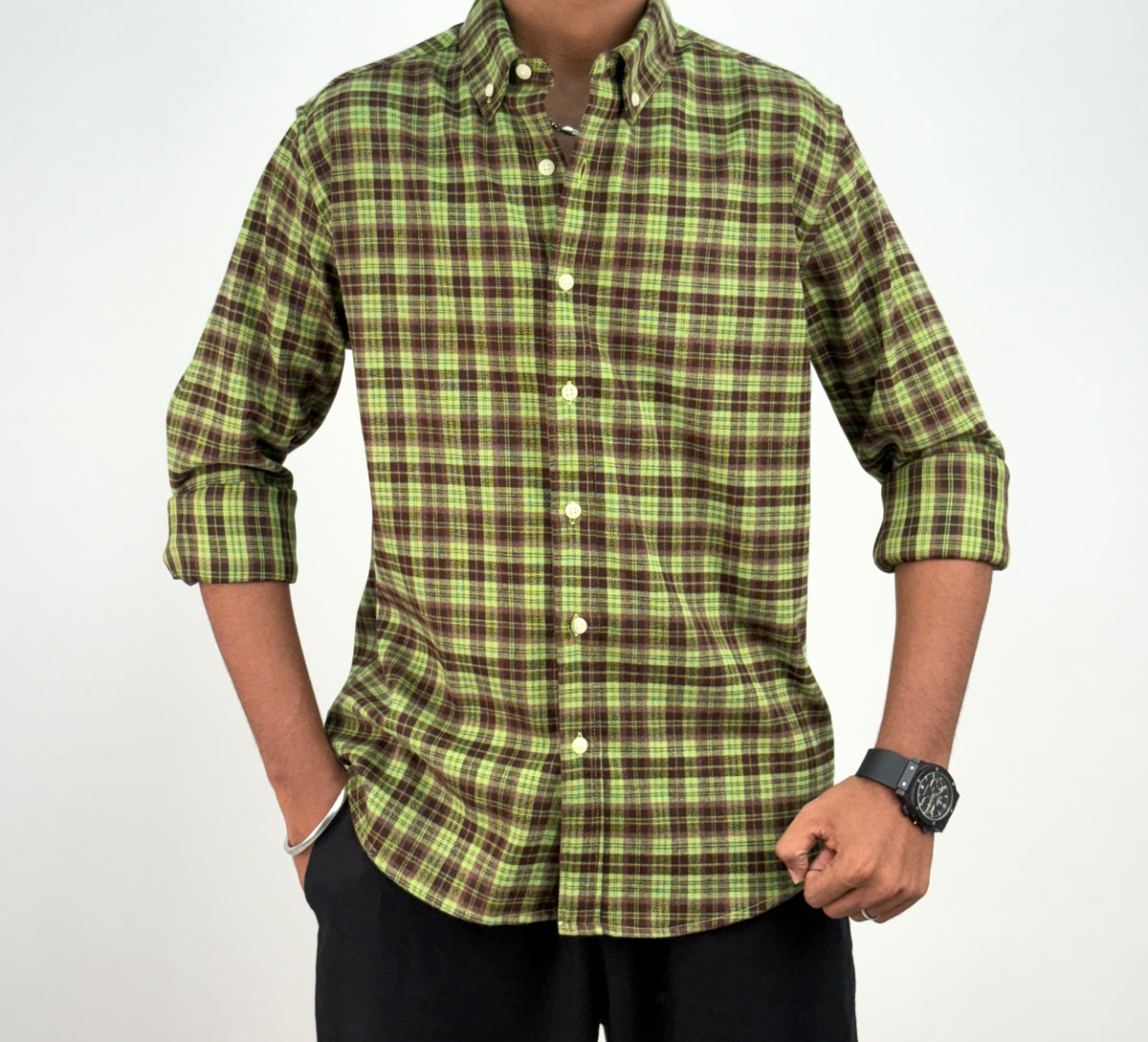 Light Green IMP Flannel Shirt 5