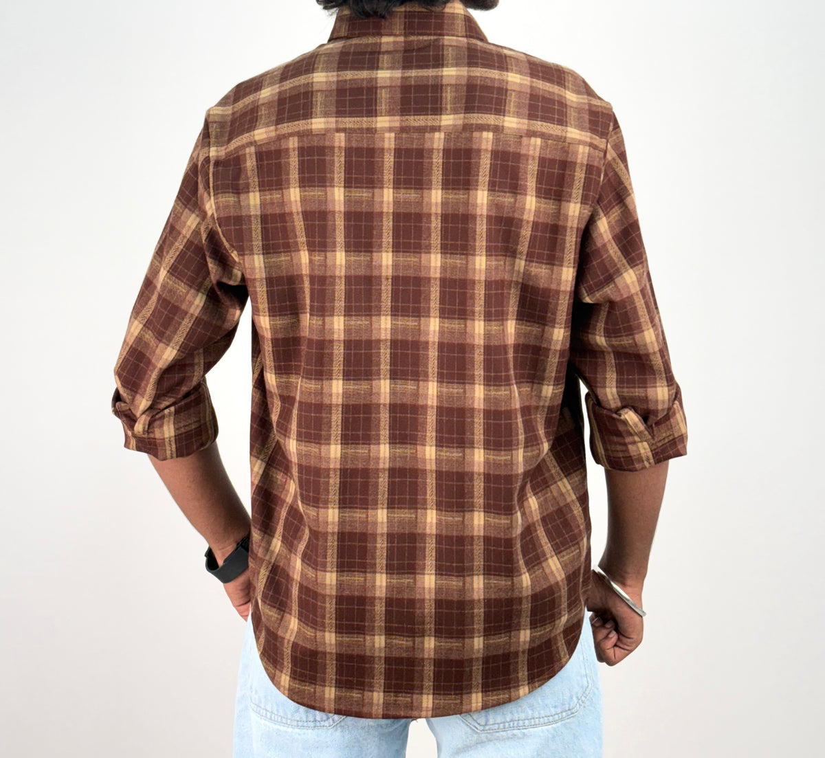 Dark Brown IMP Flannel Shirt 5