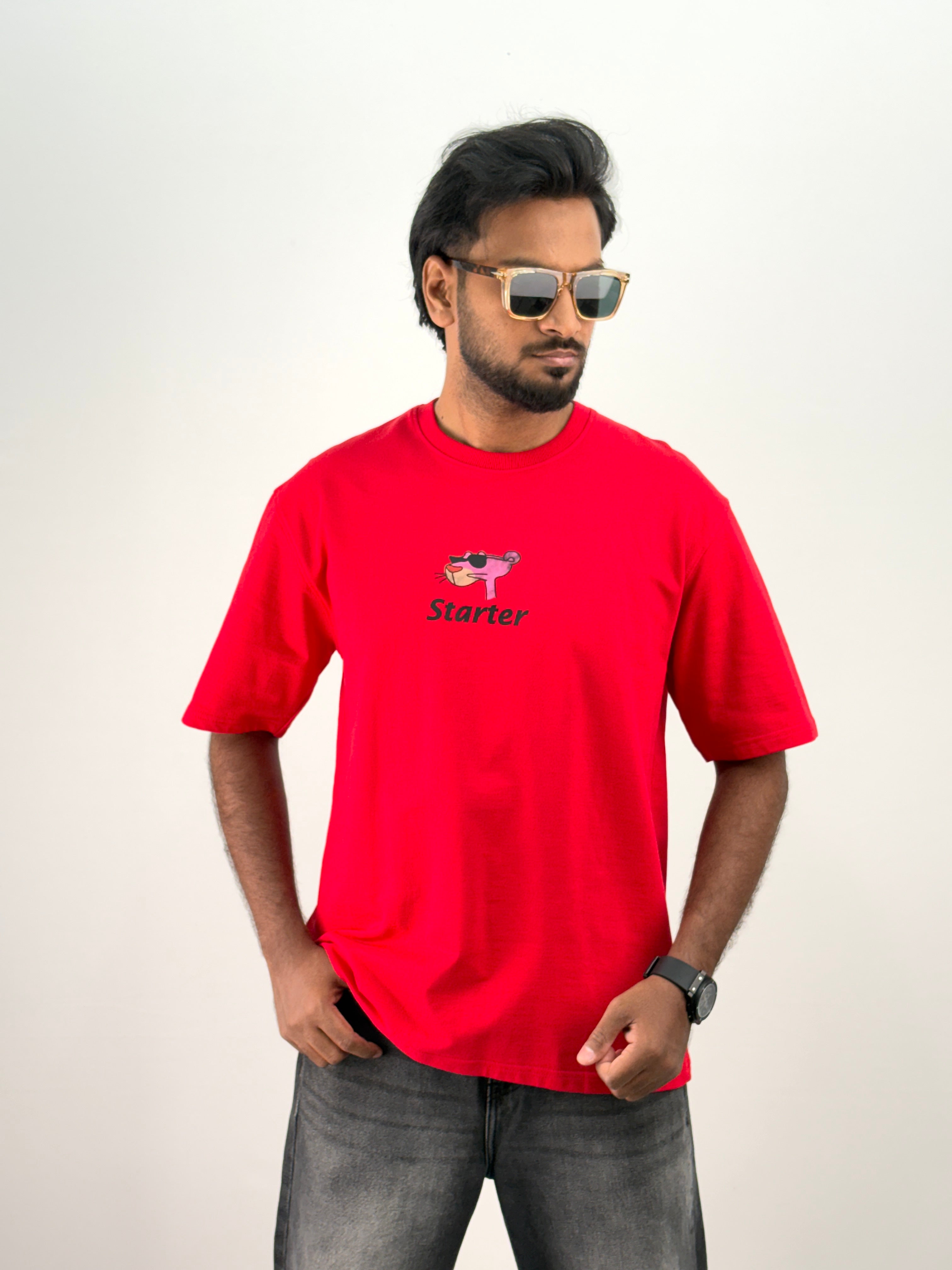 Red Oversized T-Shirt