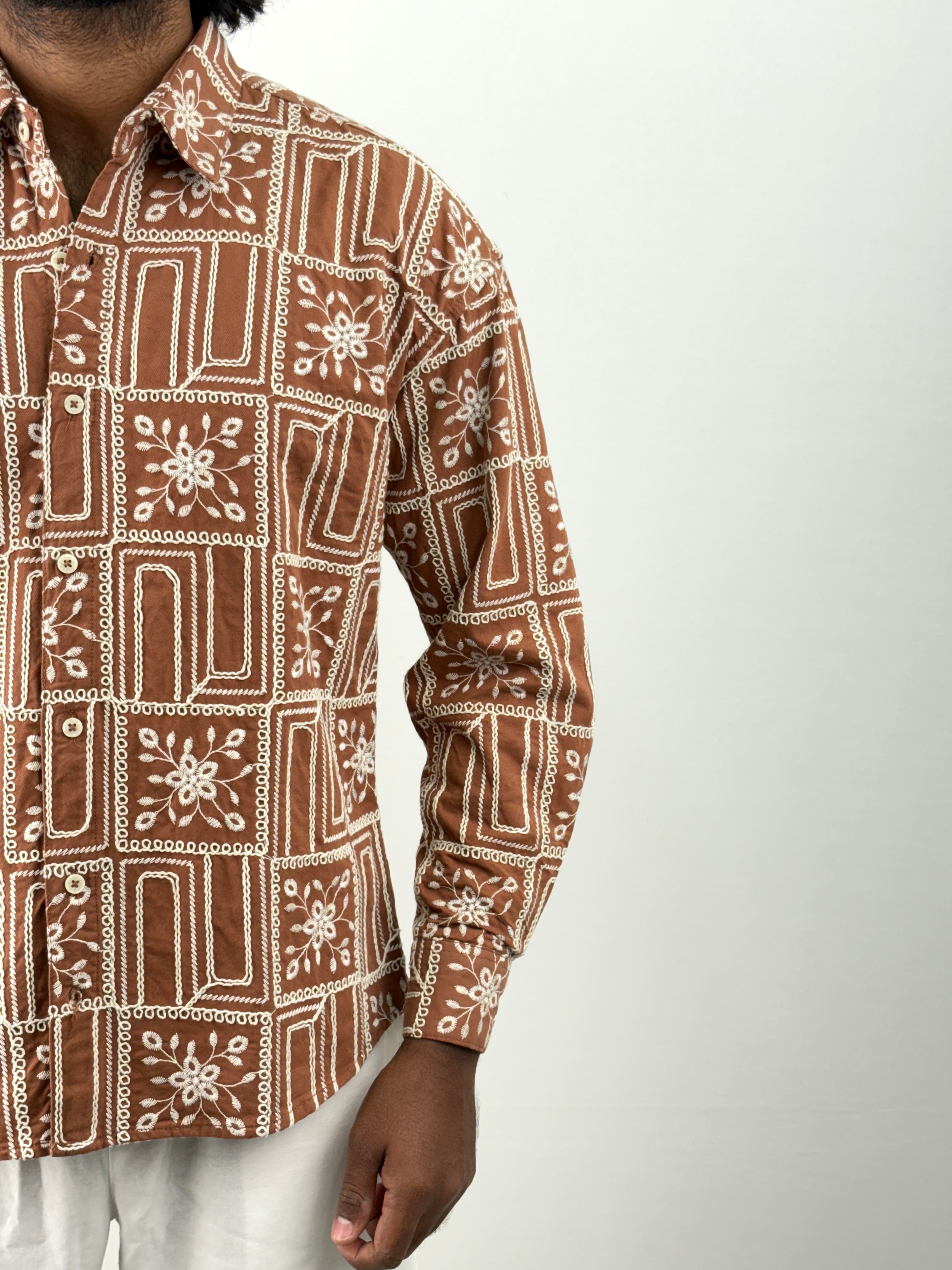 Fawn Embroidery Shirt