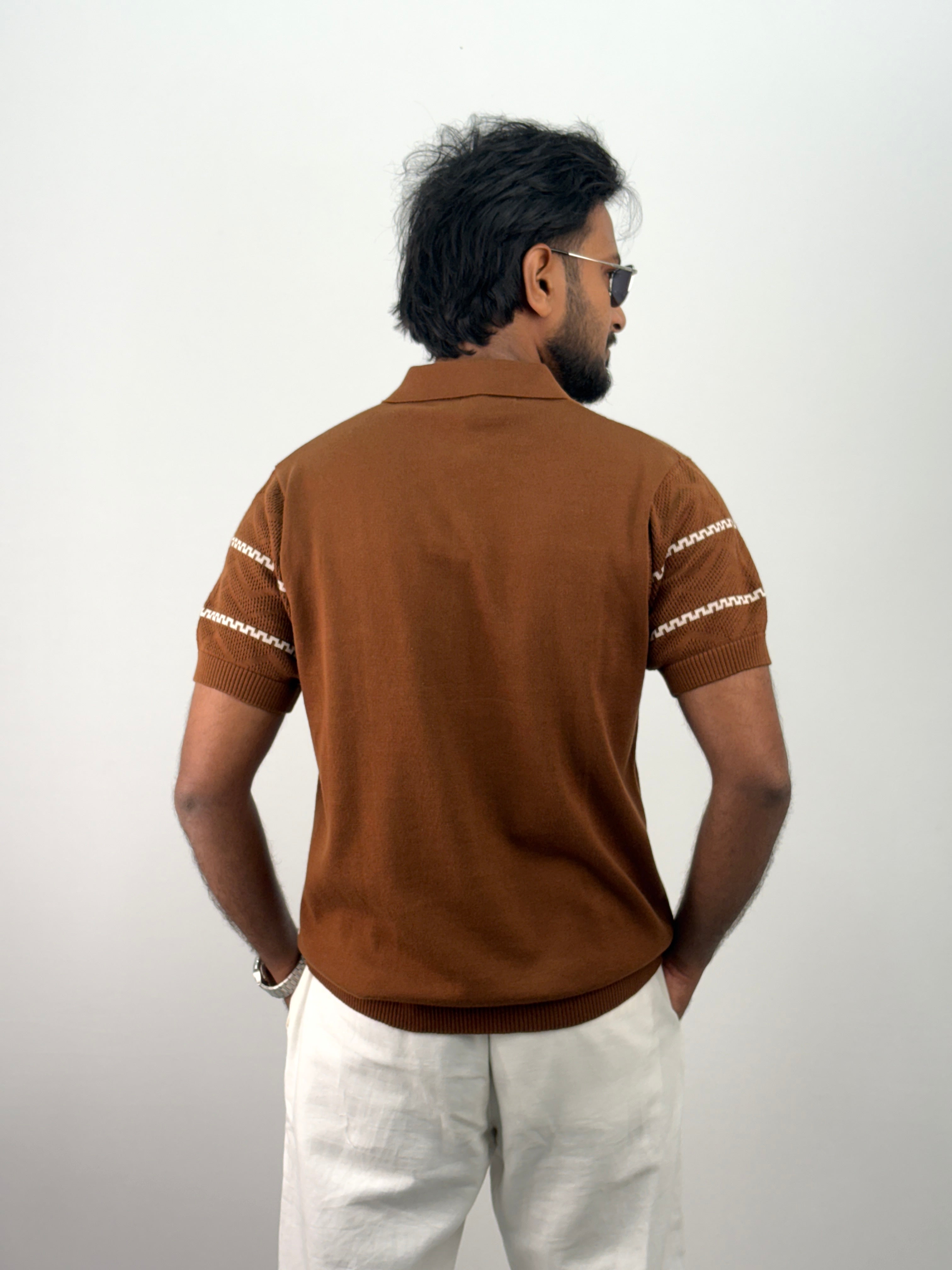 Brown Polo T-Shirt