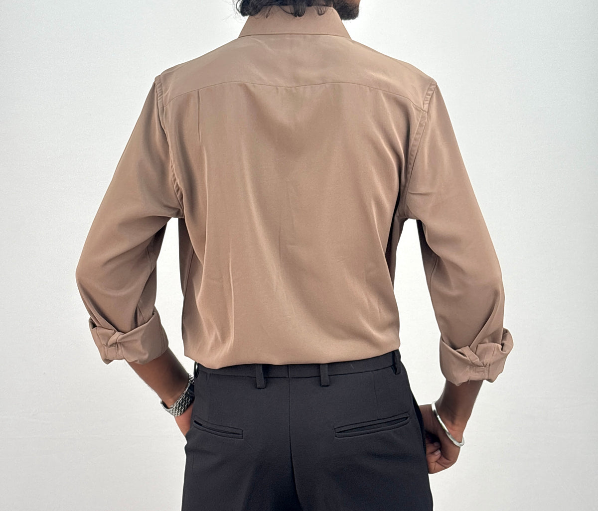 Light Brown IMP Embroidery Shirt