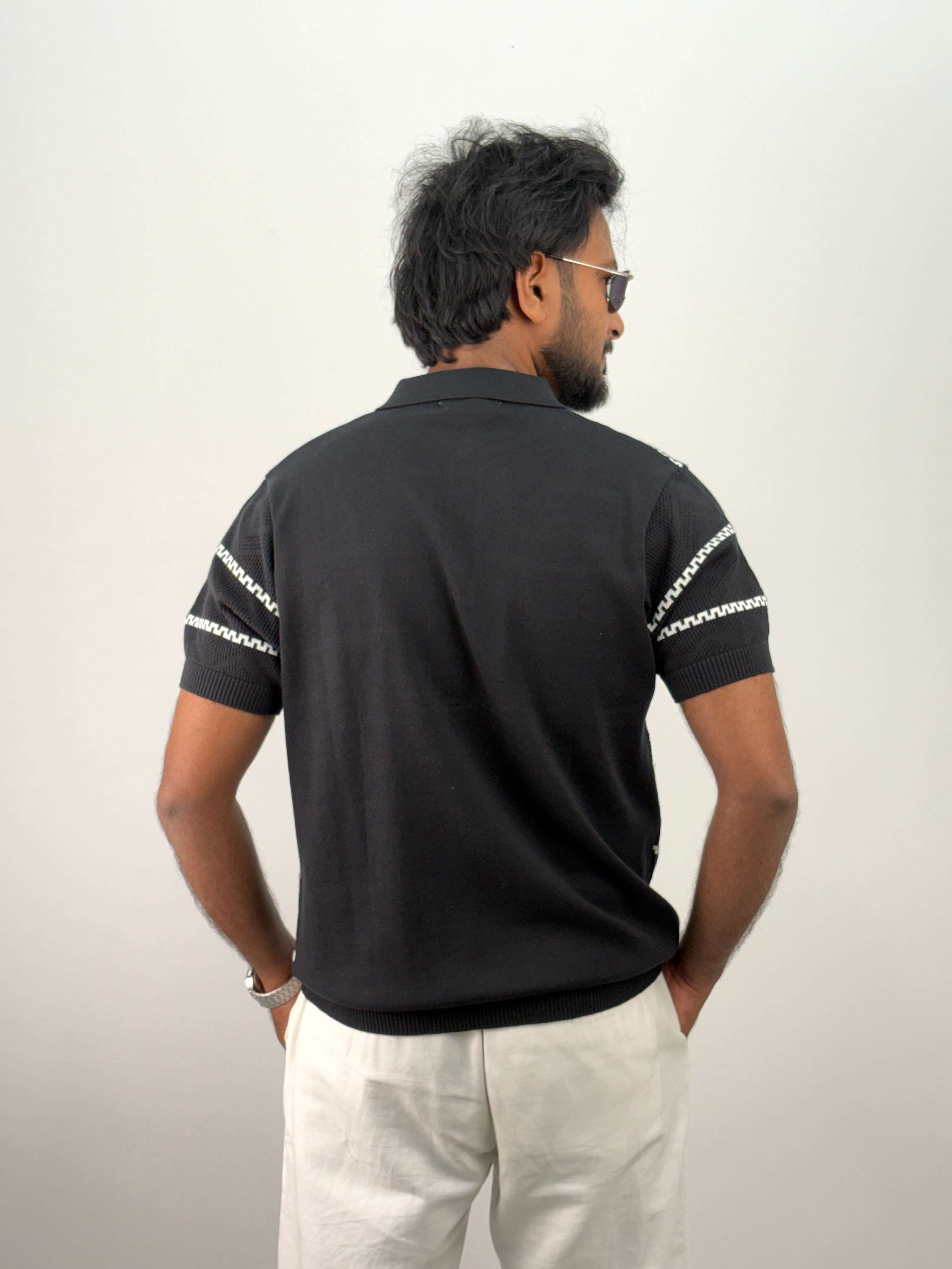 Black Polo T-Shirt