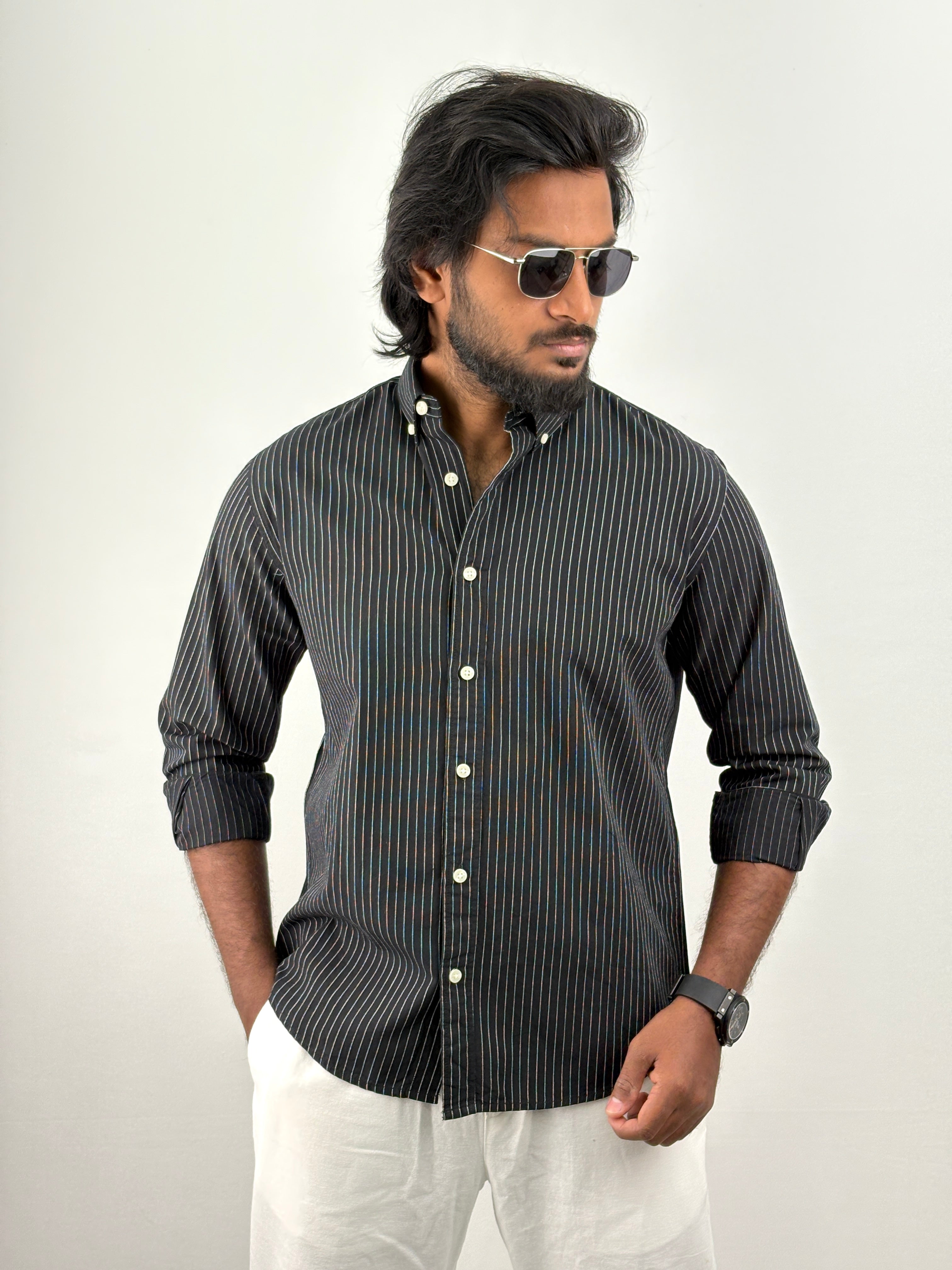 Black Stripe Shirt