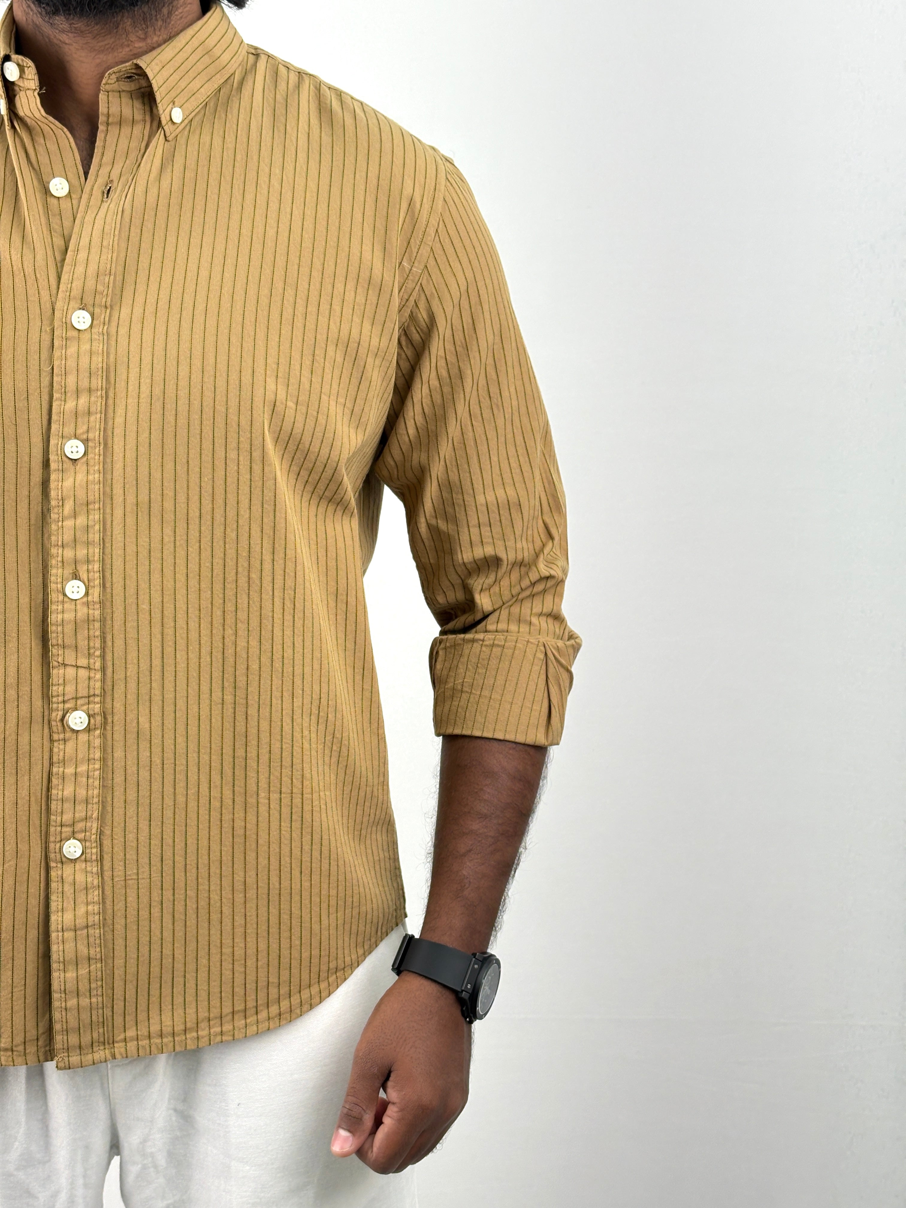 Mustard Stripe Shirt