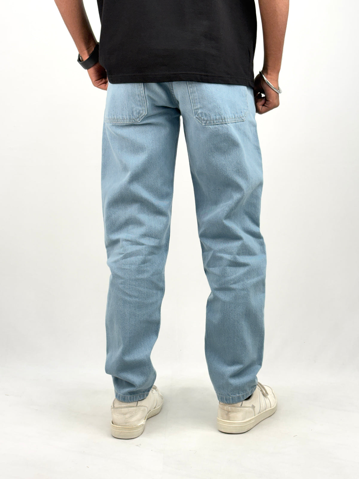 Light Blue Semi Baggy Jean 2