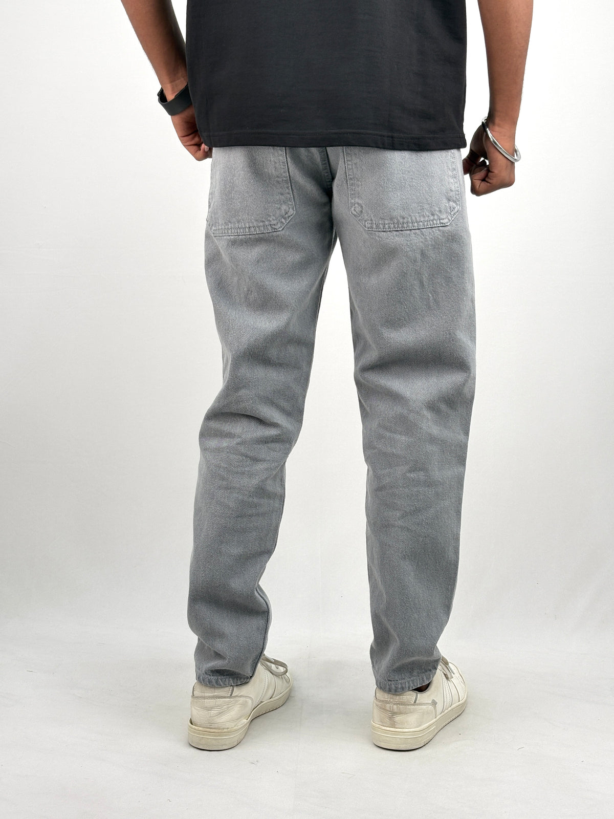Grey Semi Baggy Jean 2