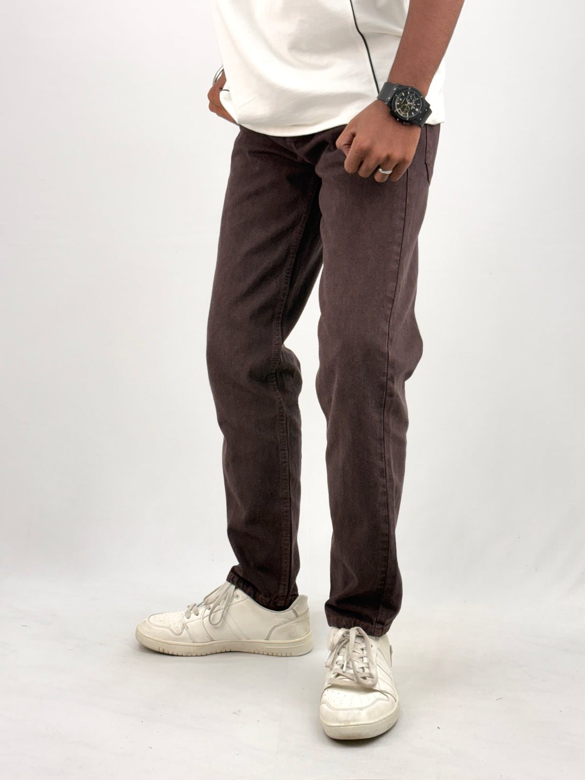 Brown Semi Baggy Jean 2