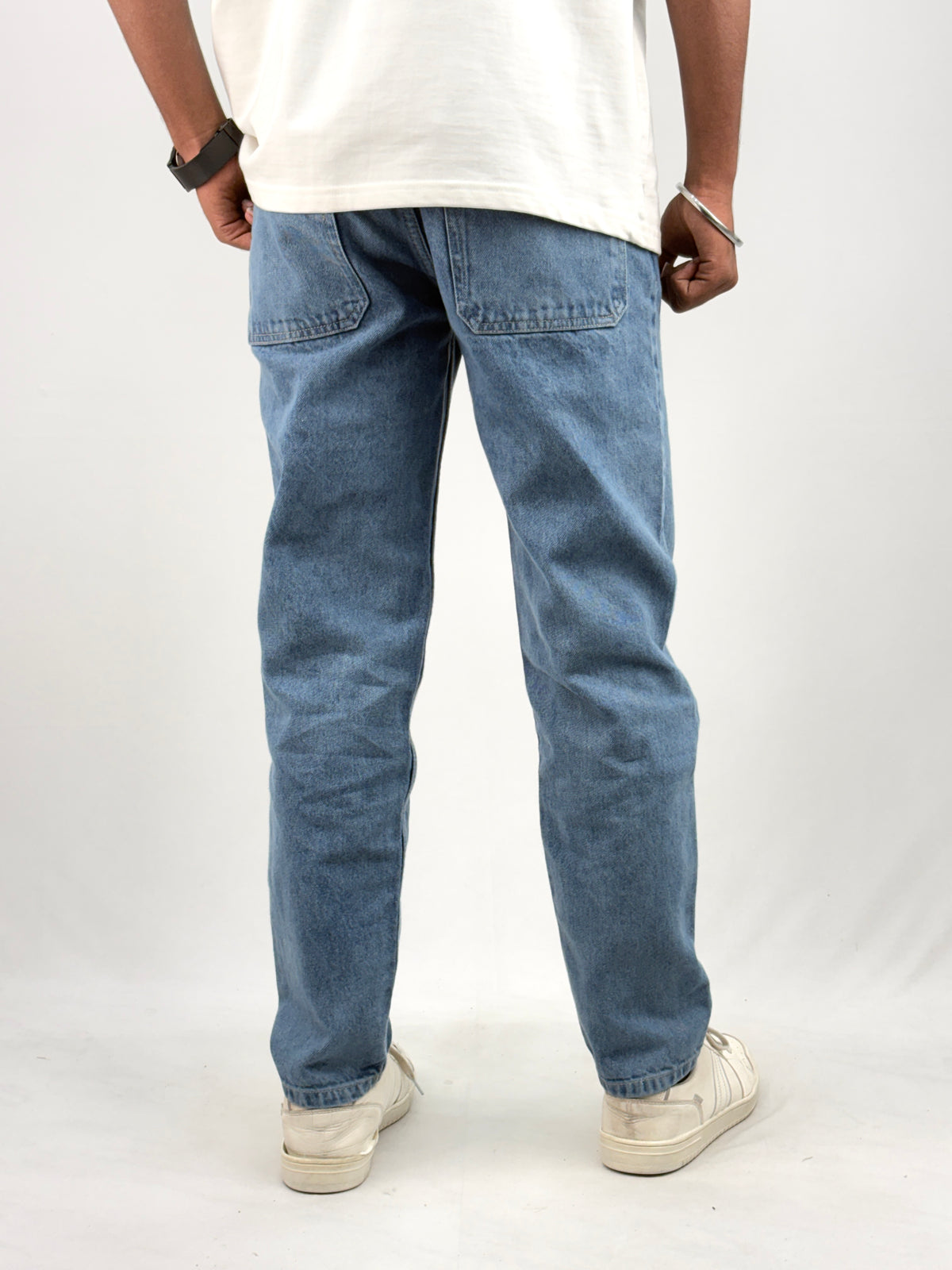 Blue Semi Baggy Jean 2