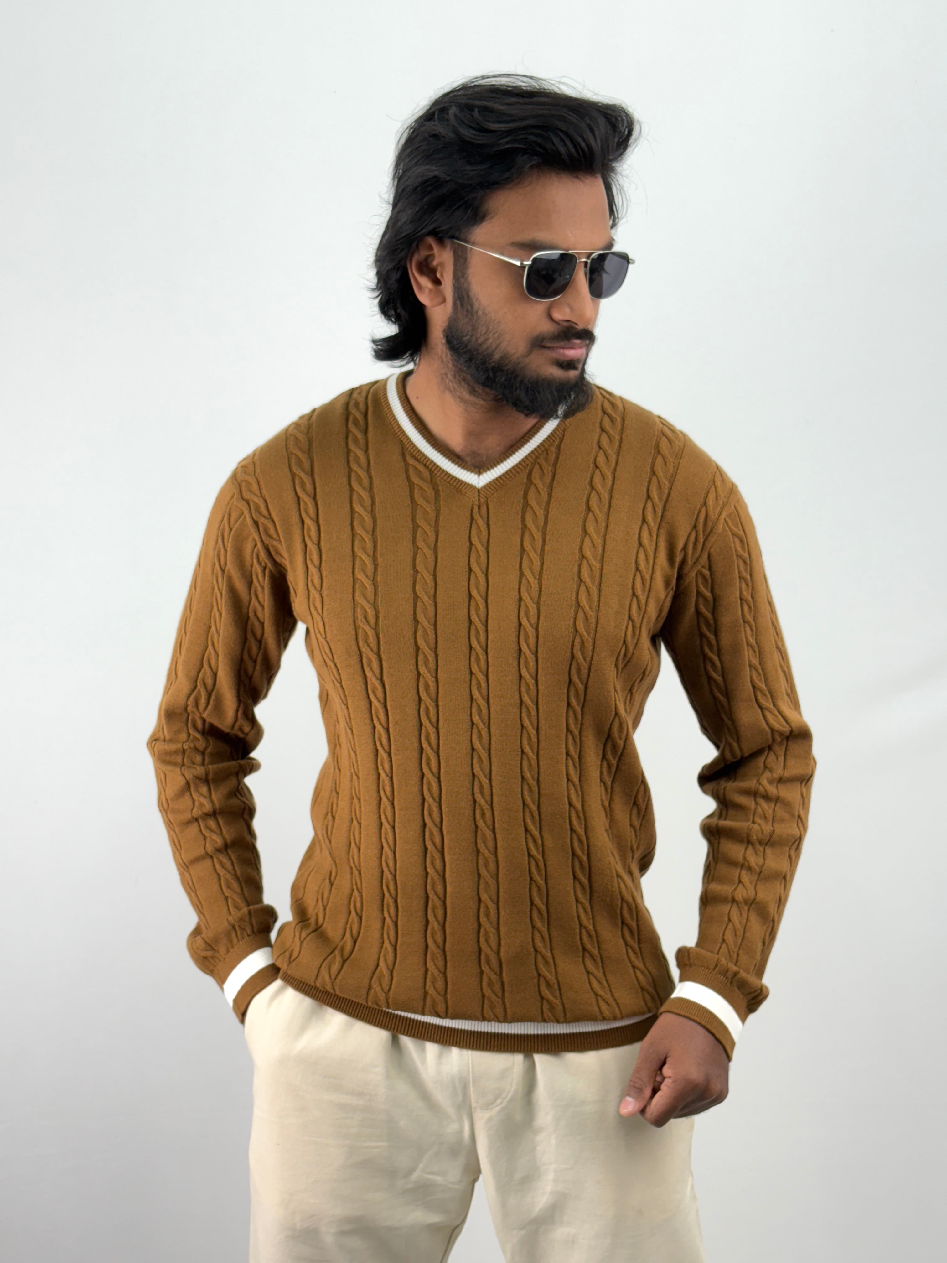 Brown Full Sleeve T-Shirts