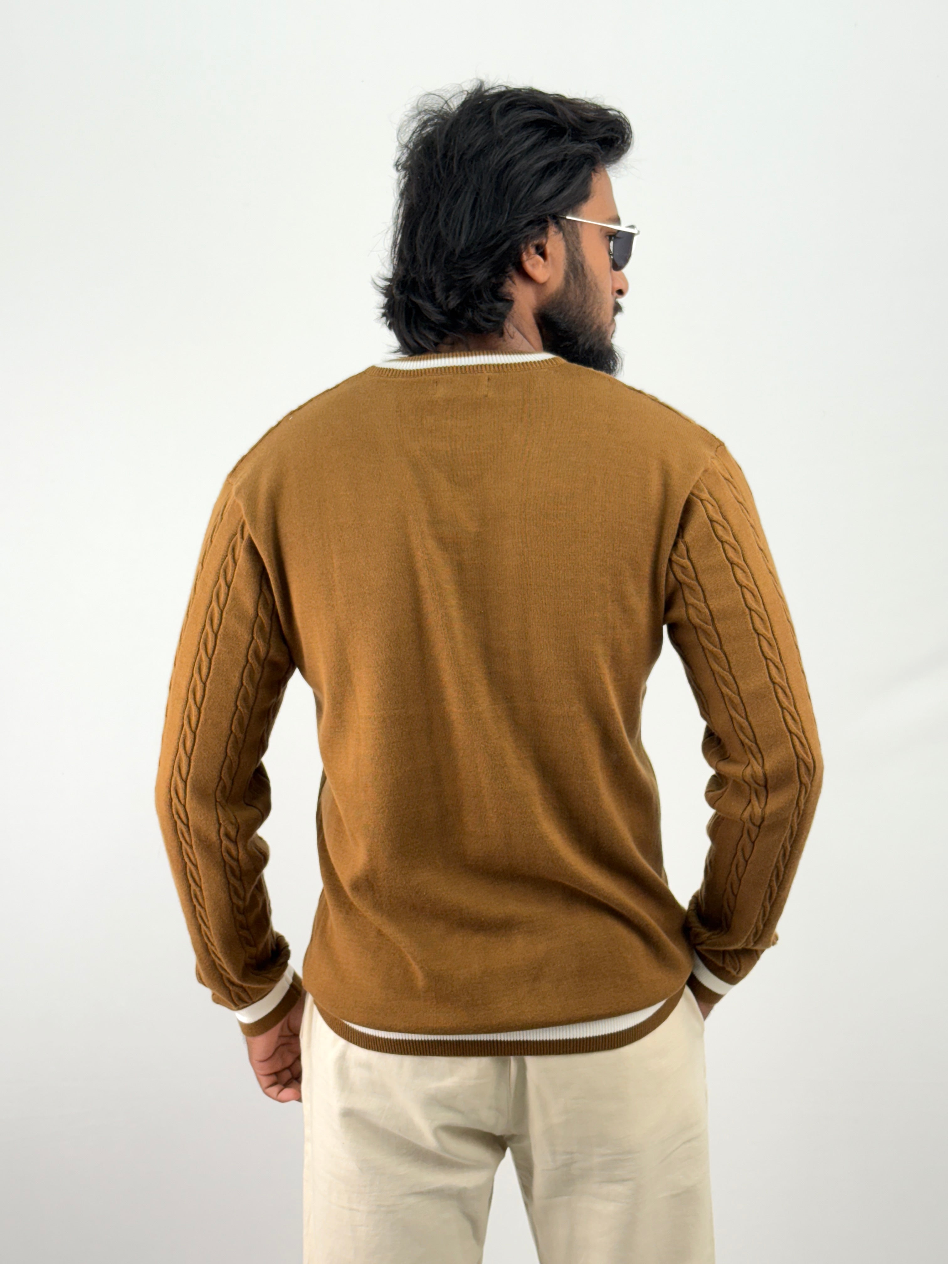 Brown Full Sleeve T-Shirts
