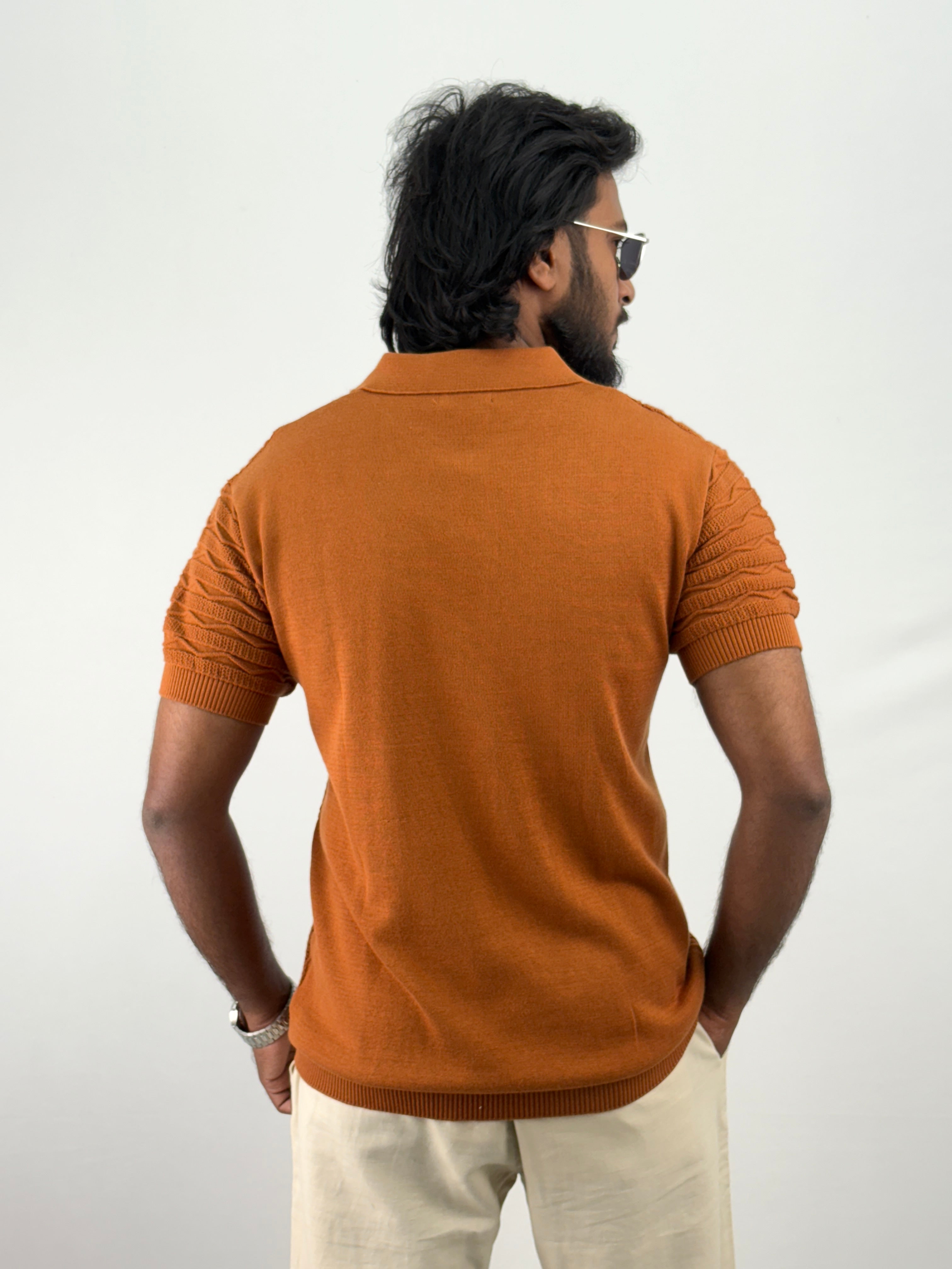 Rust Polo T-Shirt
