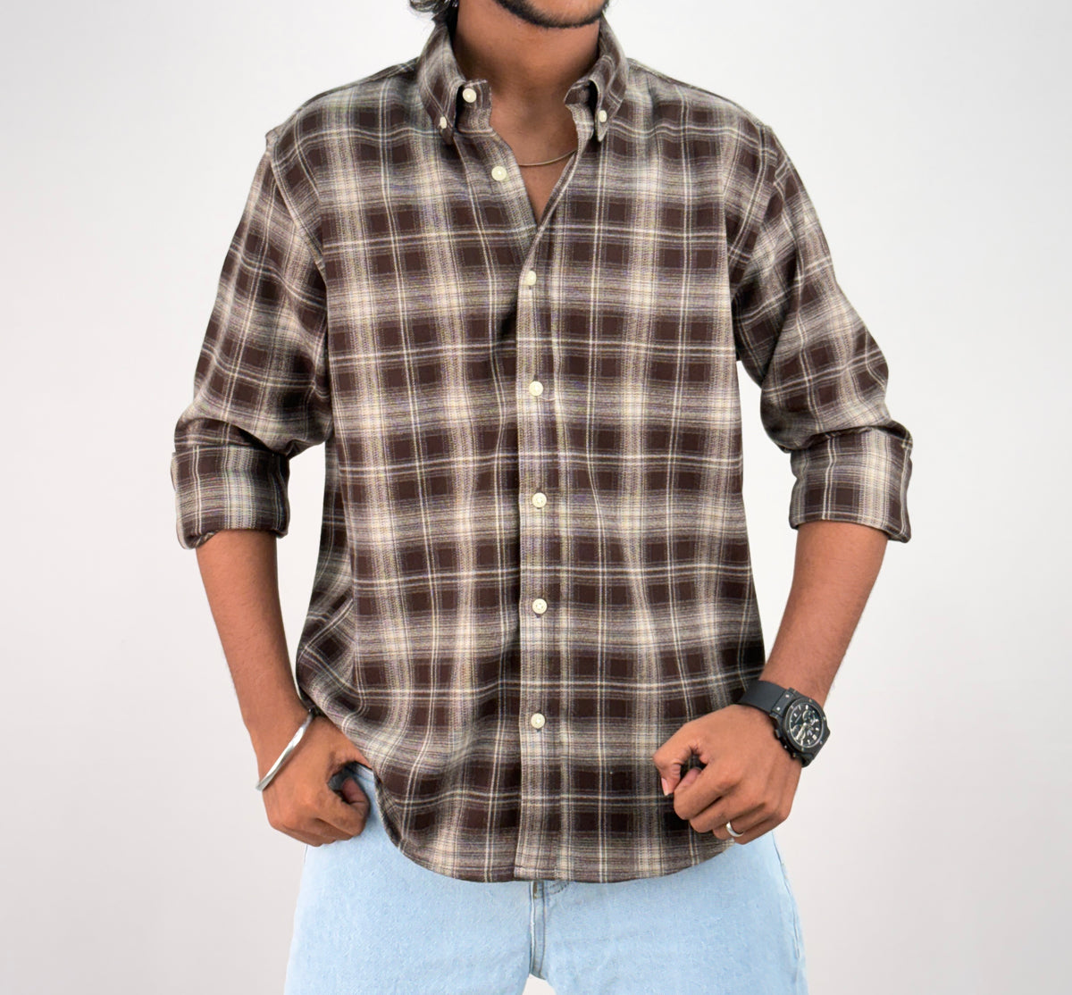 Coffee Brown IMP Flannel Shirt 6