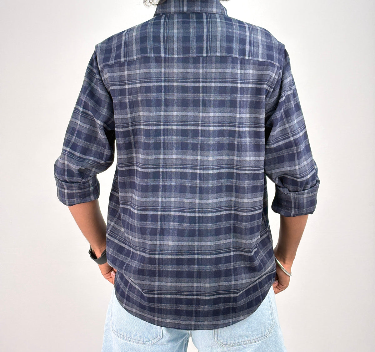 Navy IMP Flannel Shirt 6
