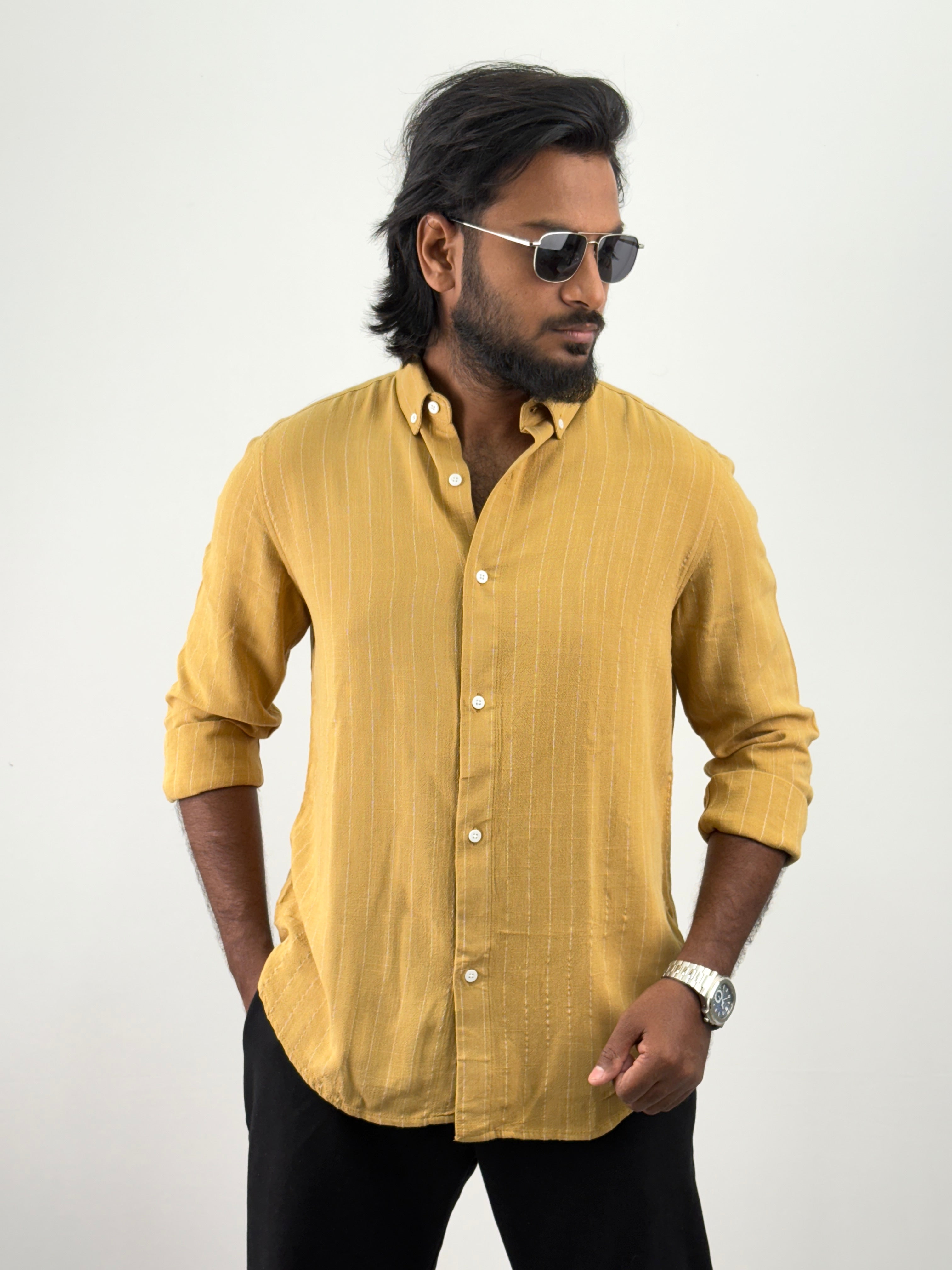 Yellow IMP Stripe Shirt