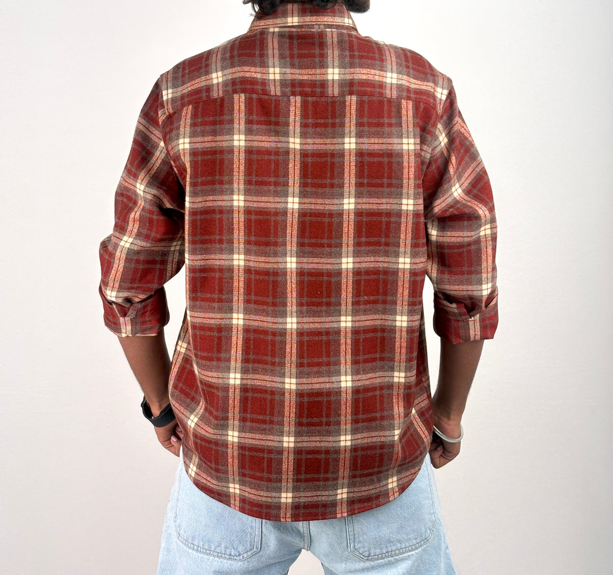 Red IMP Flannel Shirt 6