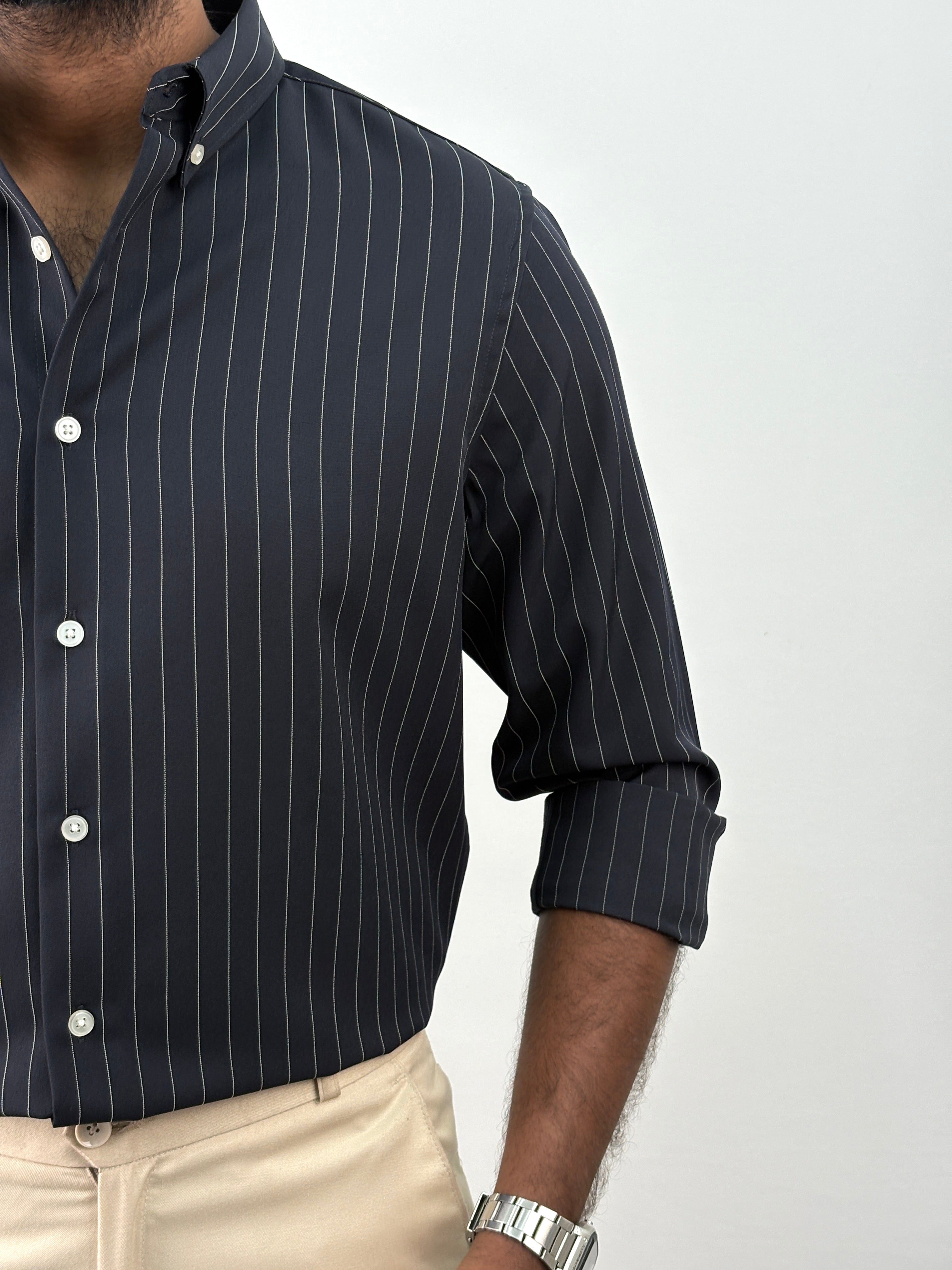 Navy Stripe Shirt