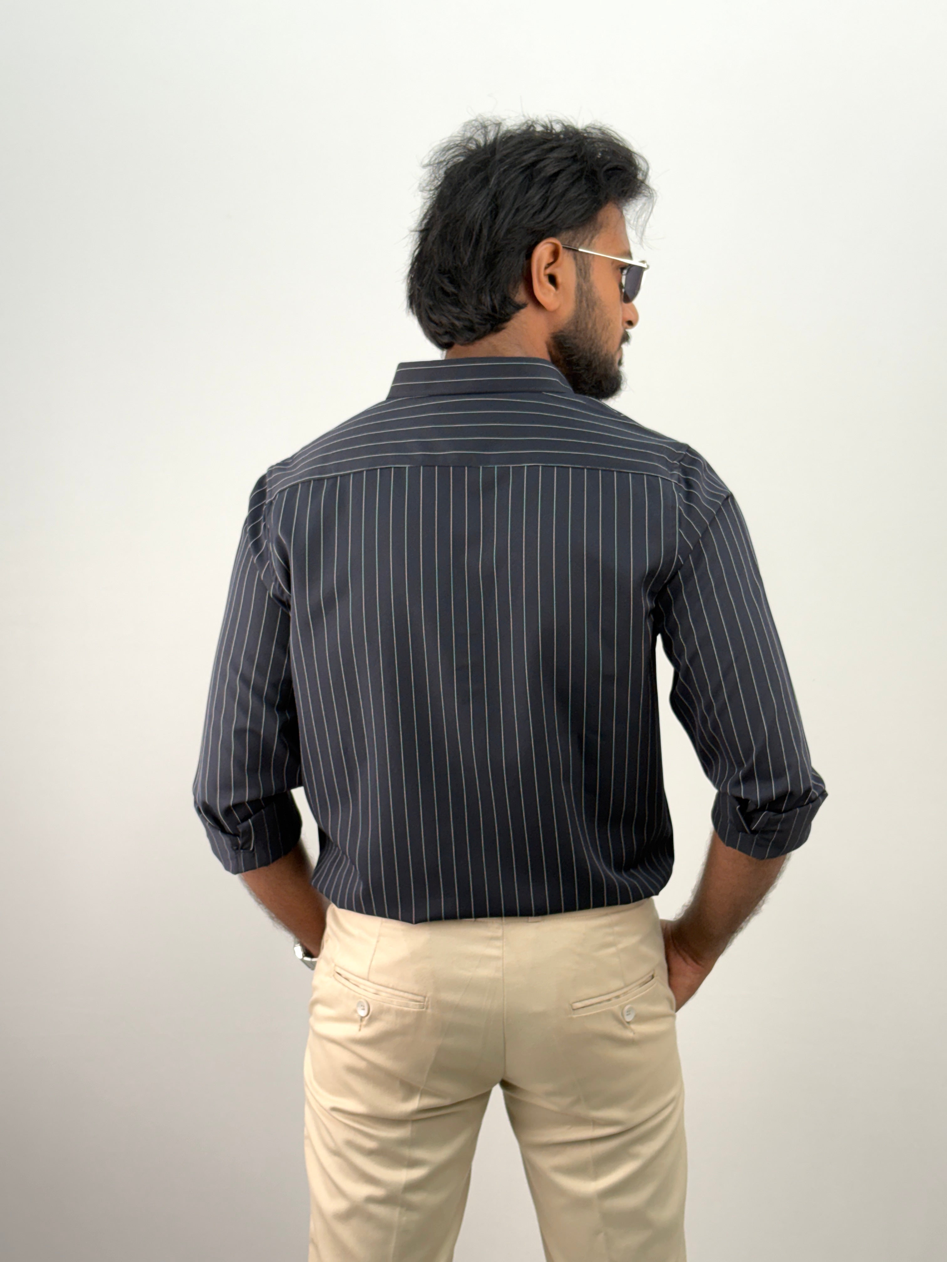 Navy Stripe Shirt