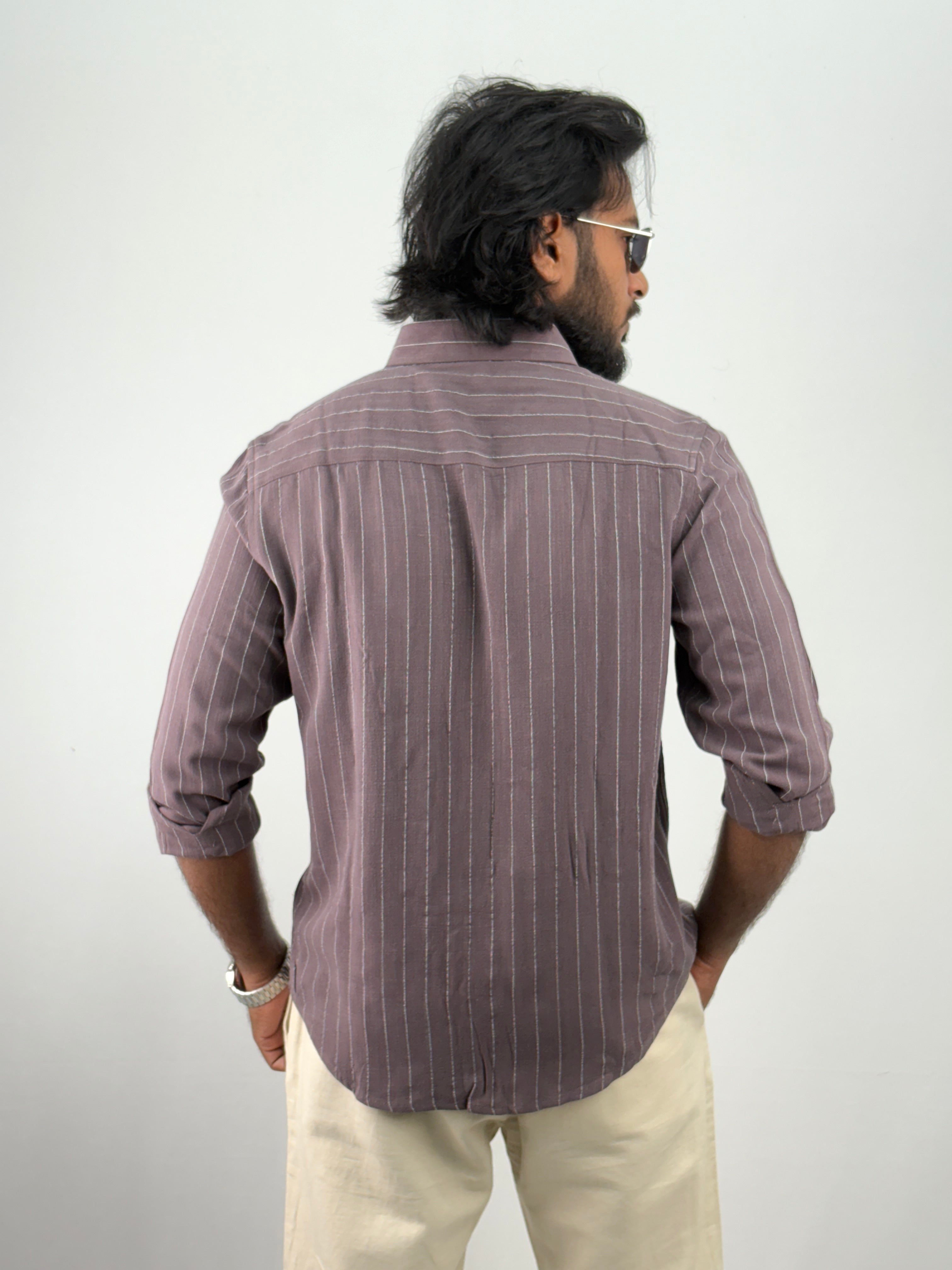 Lavender IMP Stripe Shirt