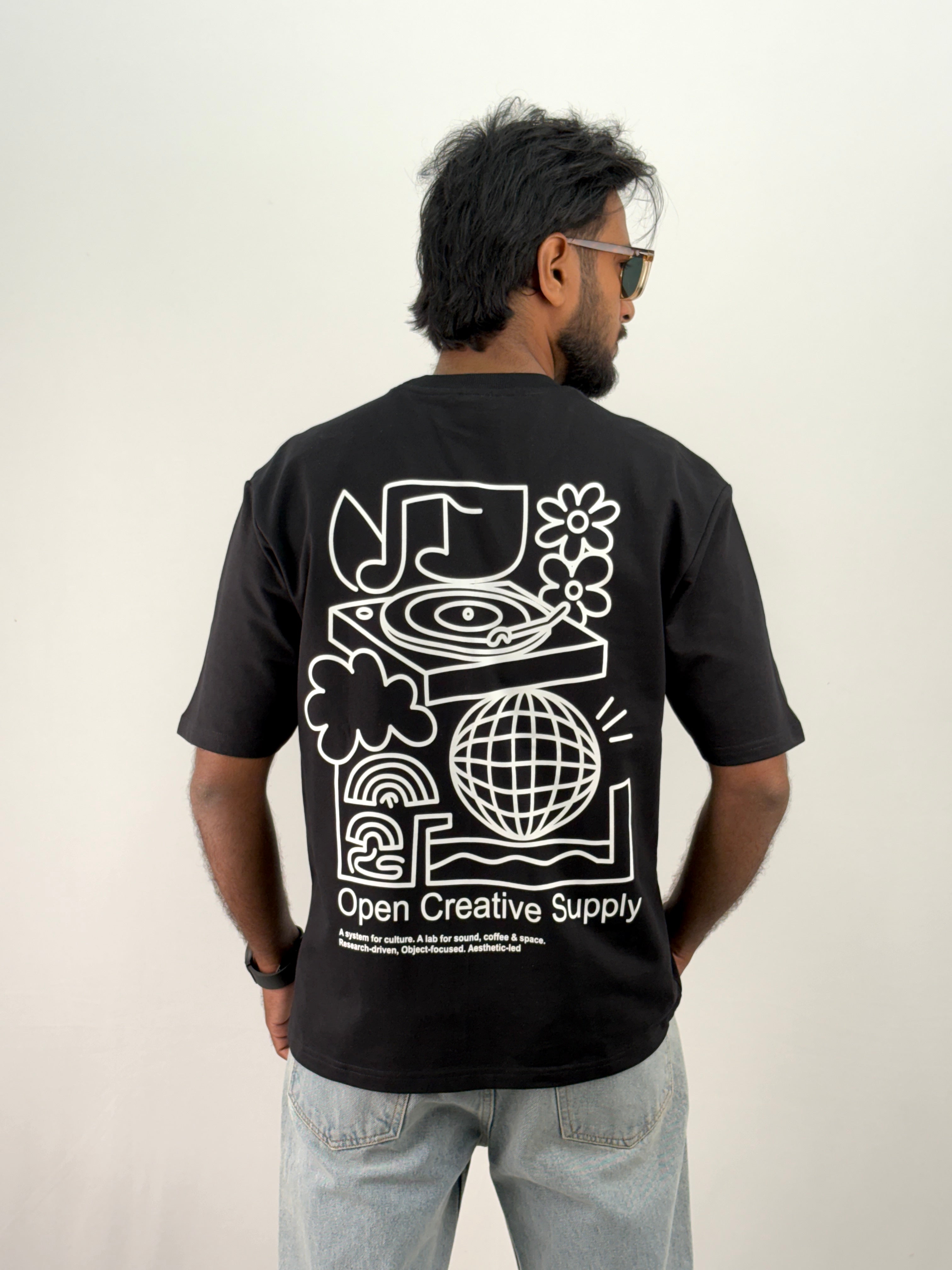 Black Oversized T-Shirt