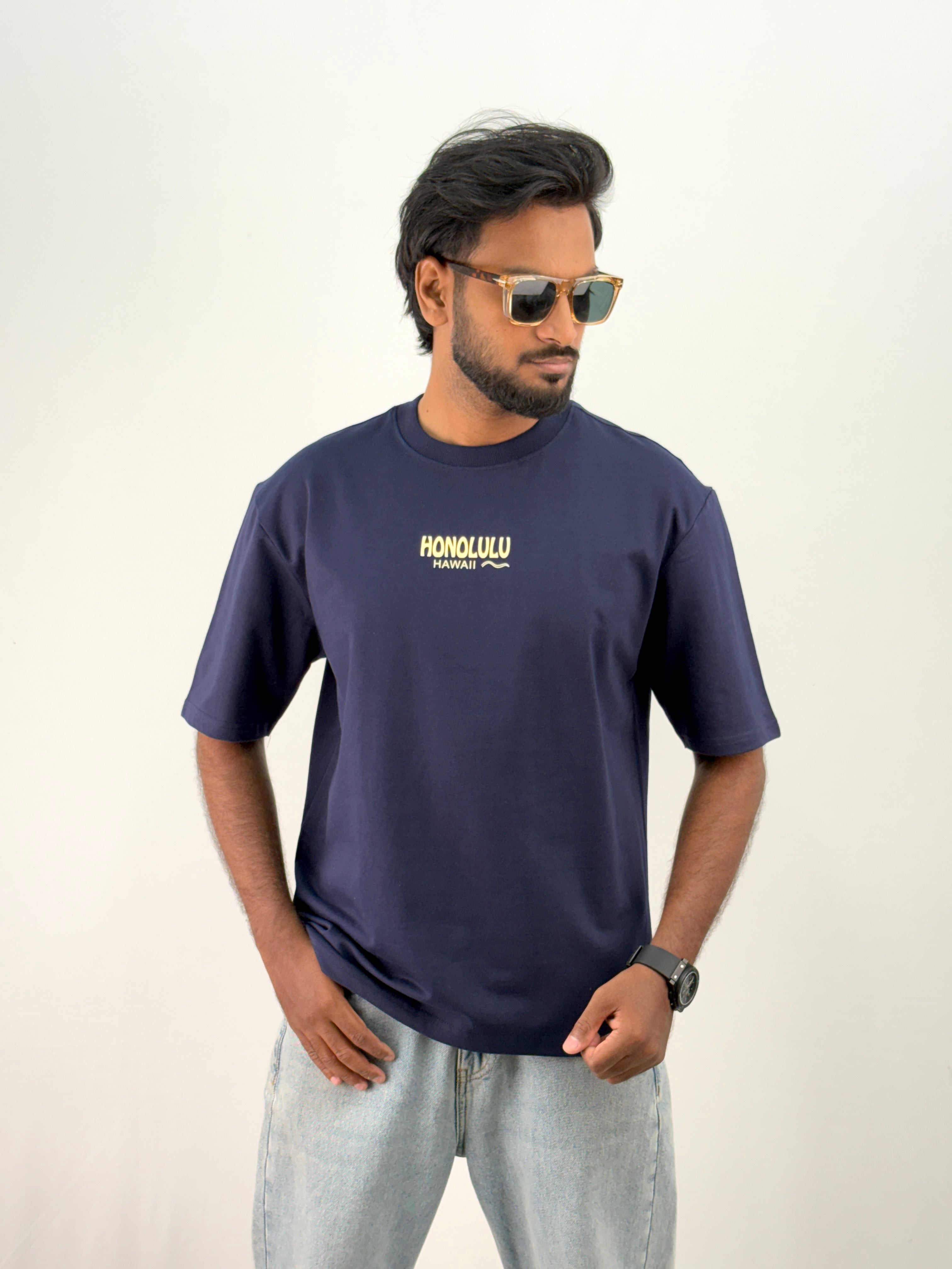 Navy Oversized T-Shirt