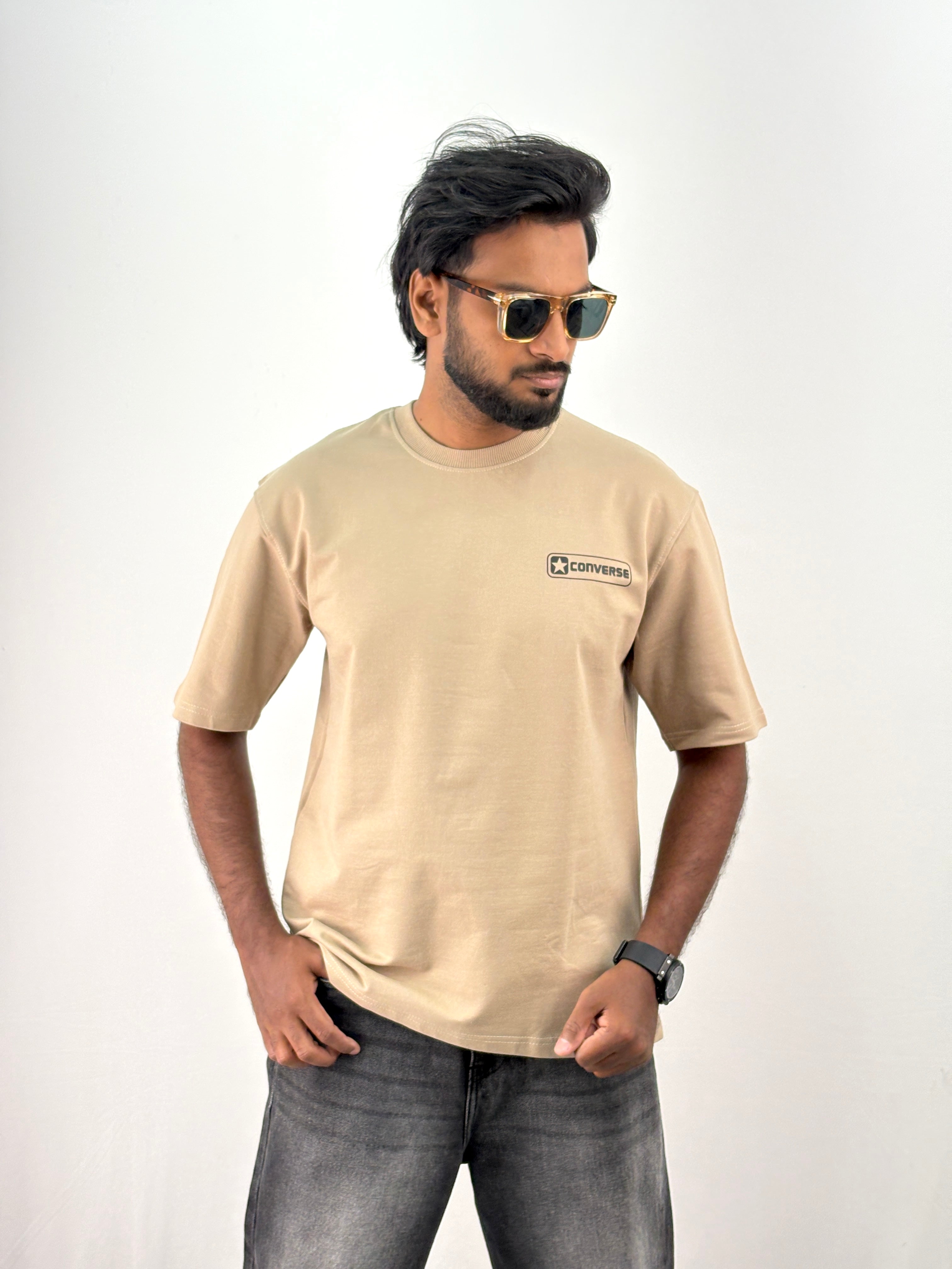 Khaki Oversized T-Shirt