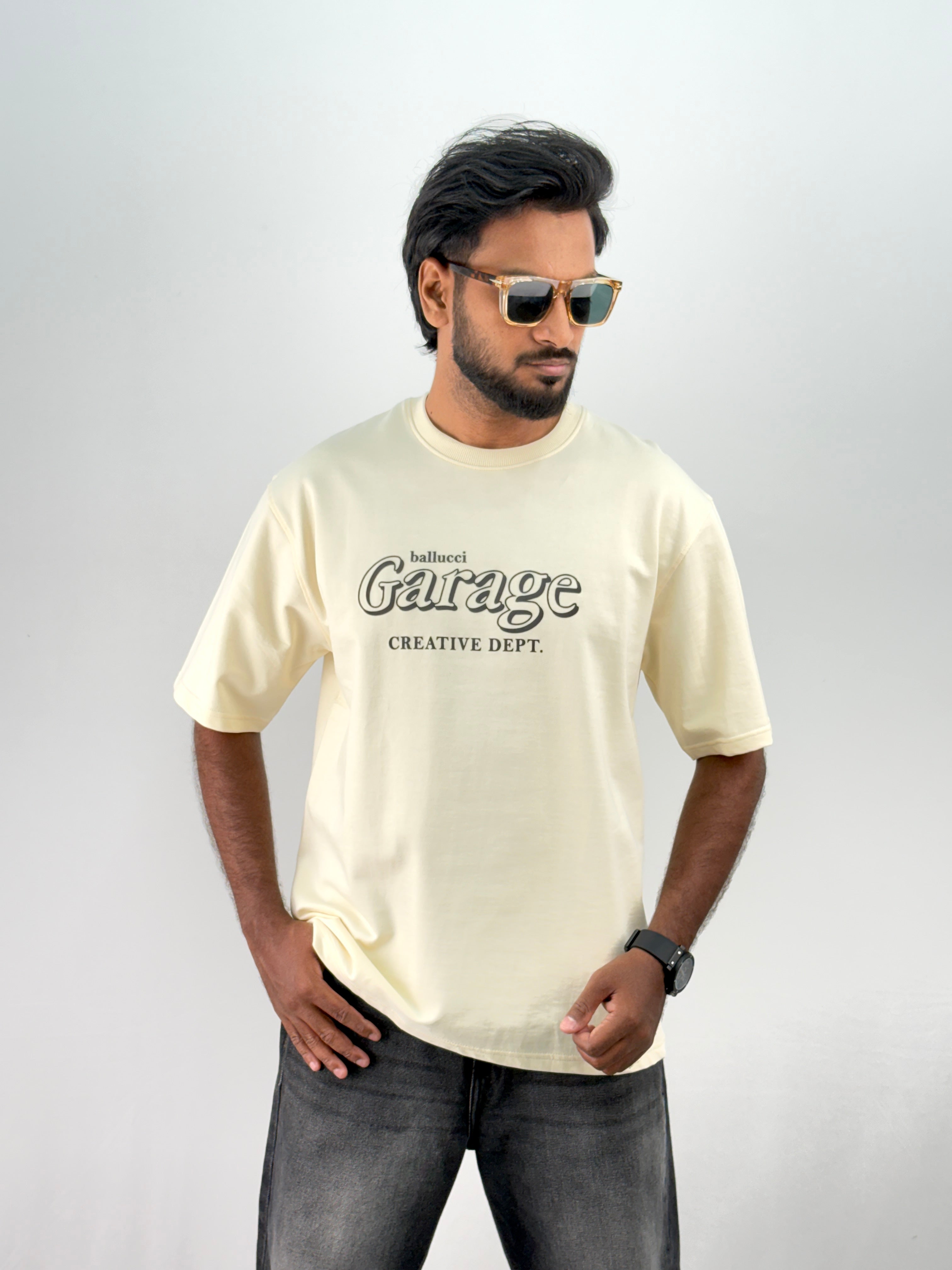 Cream Oversized T-Shirt