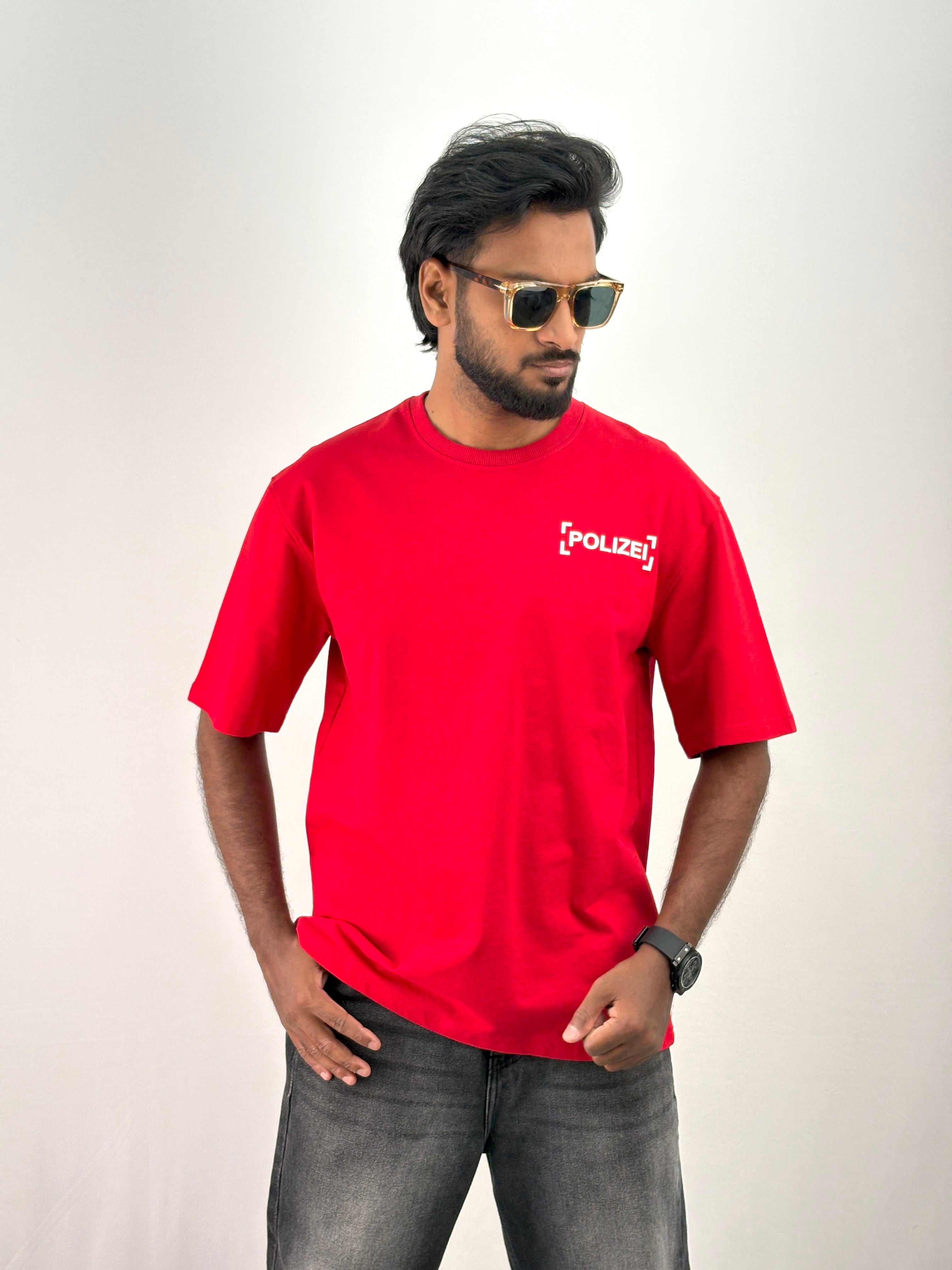 Red Oversized T-Shirt