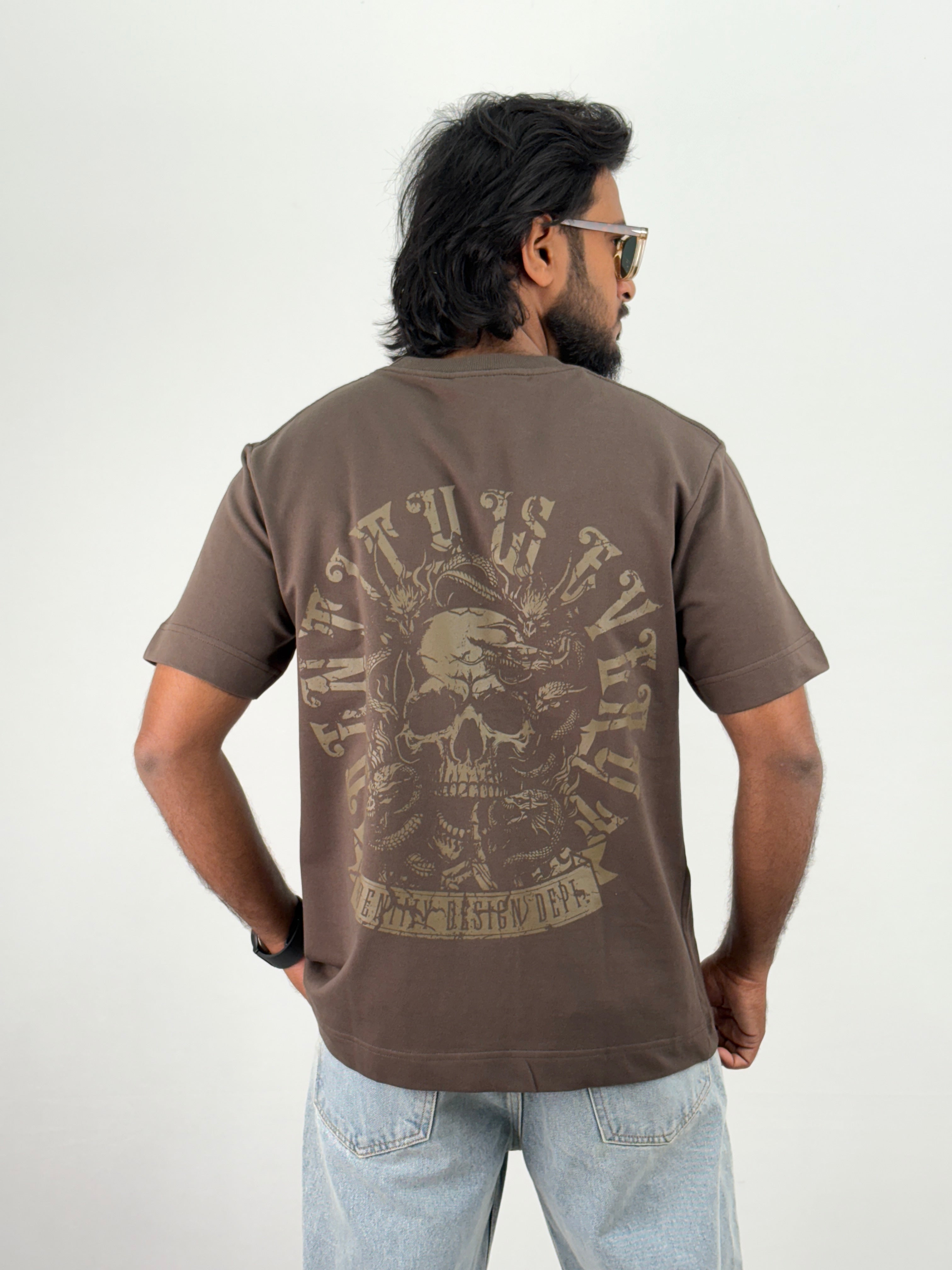 Brown Oversized T-Shirt