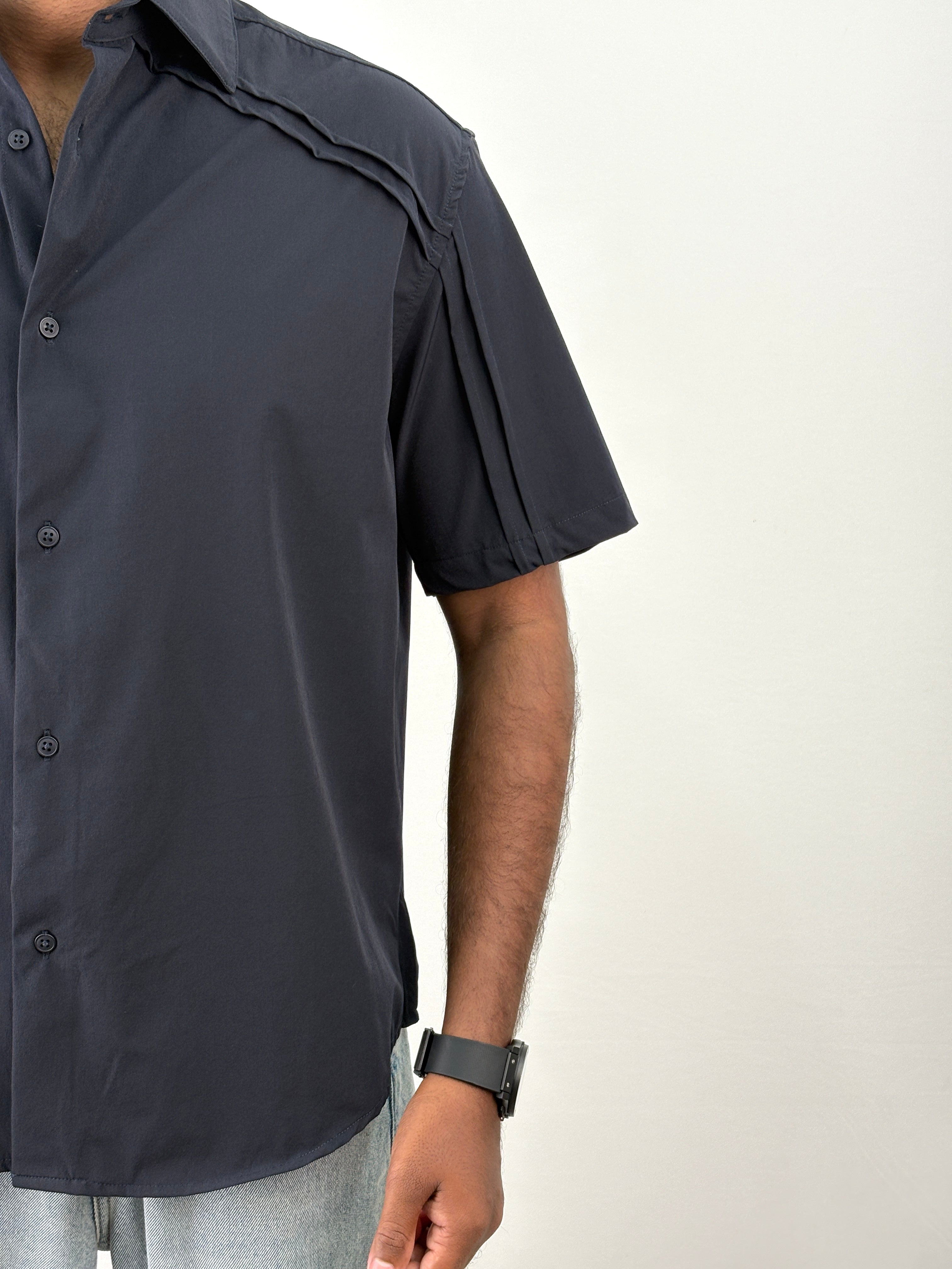 Navy IMP Half Sleeve Shirt