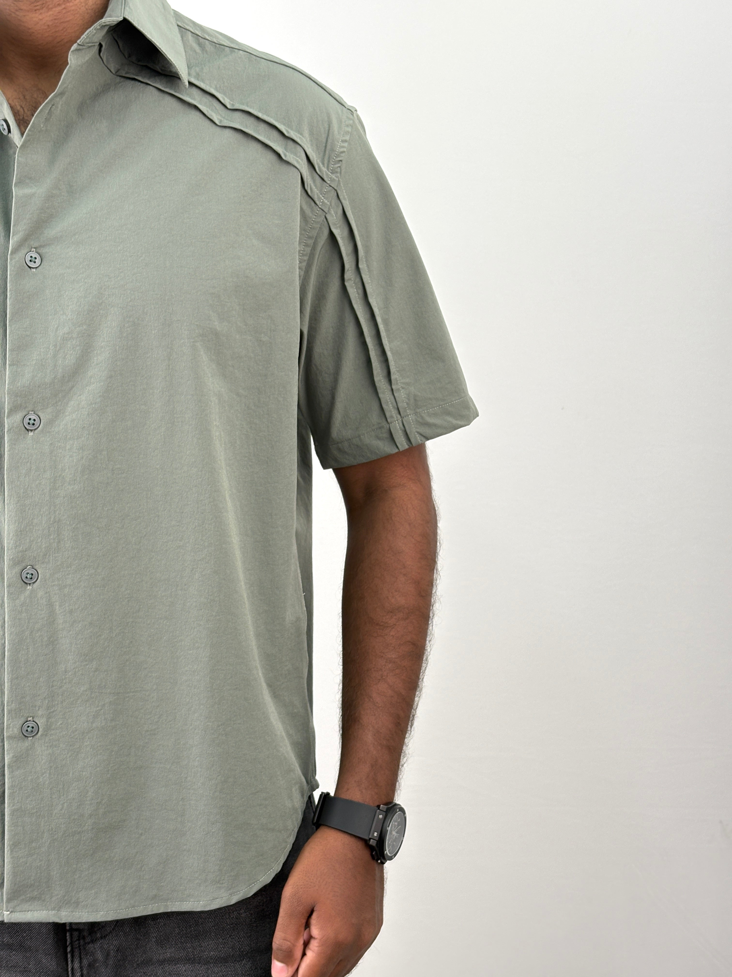 Green IMP Half Sleeve Shirt