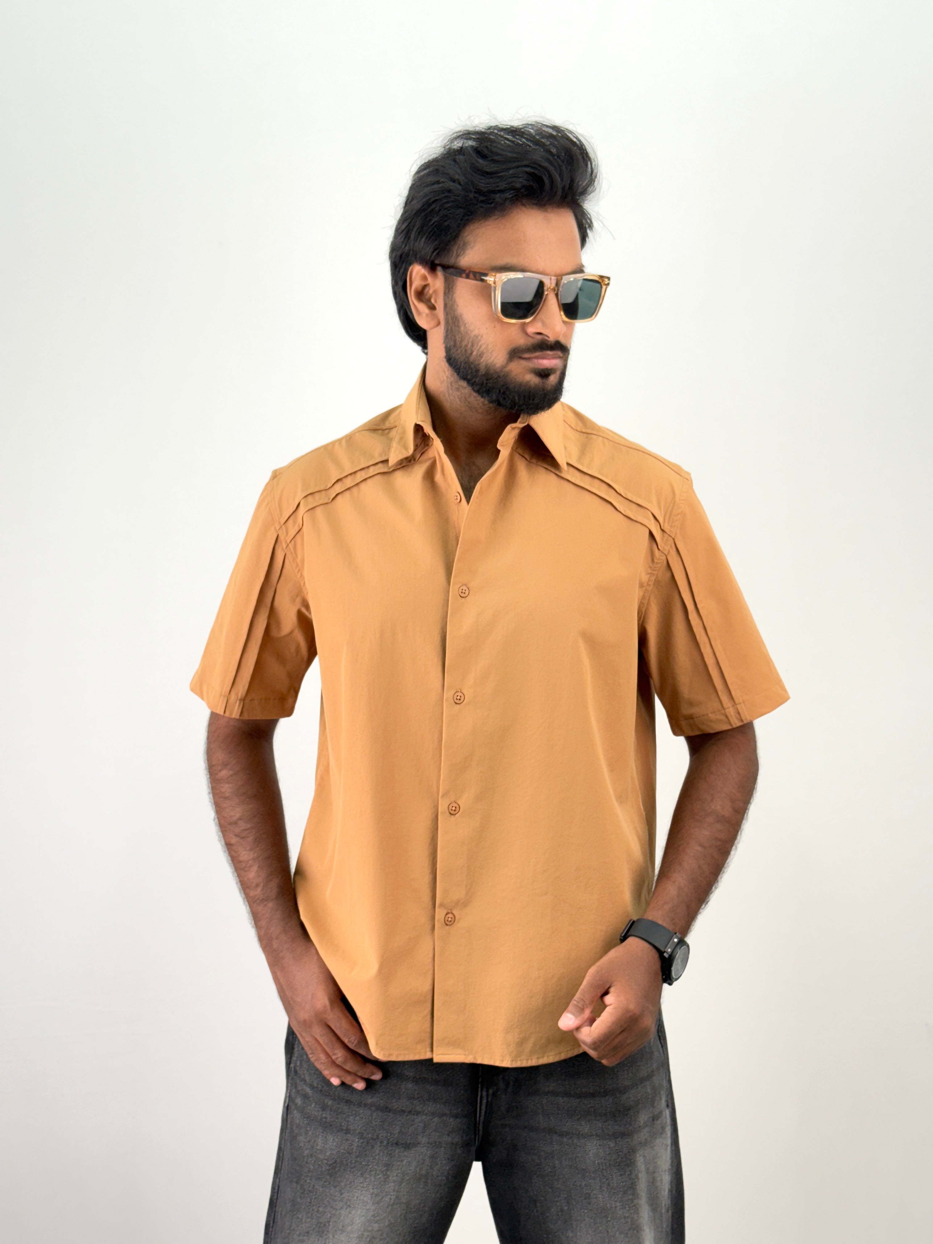 Rust IMP Half Sleeve Shirt