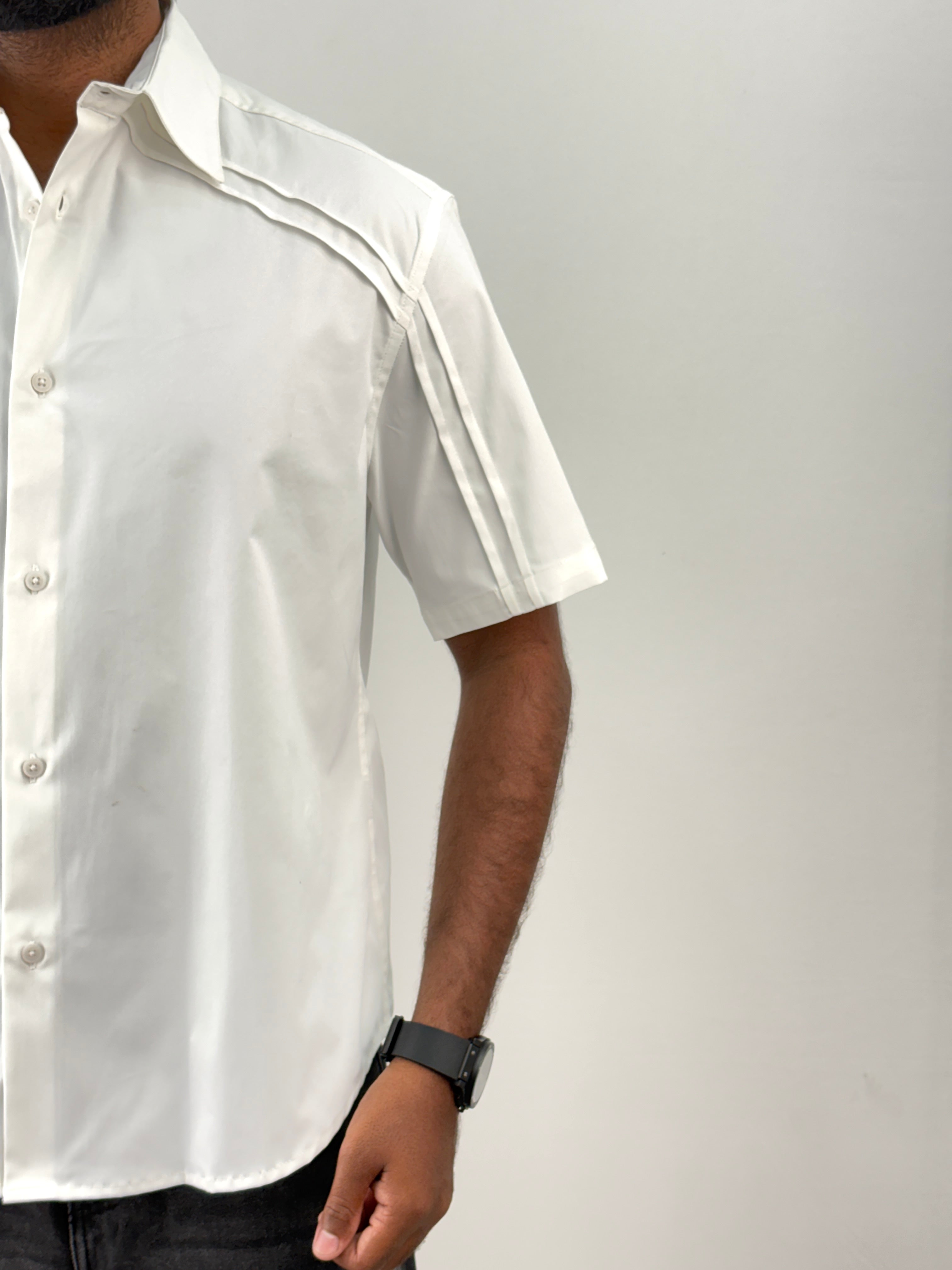 White IMP Half Sleeve Shirt