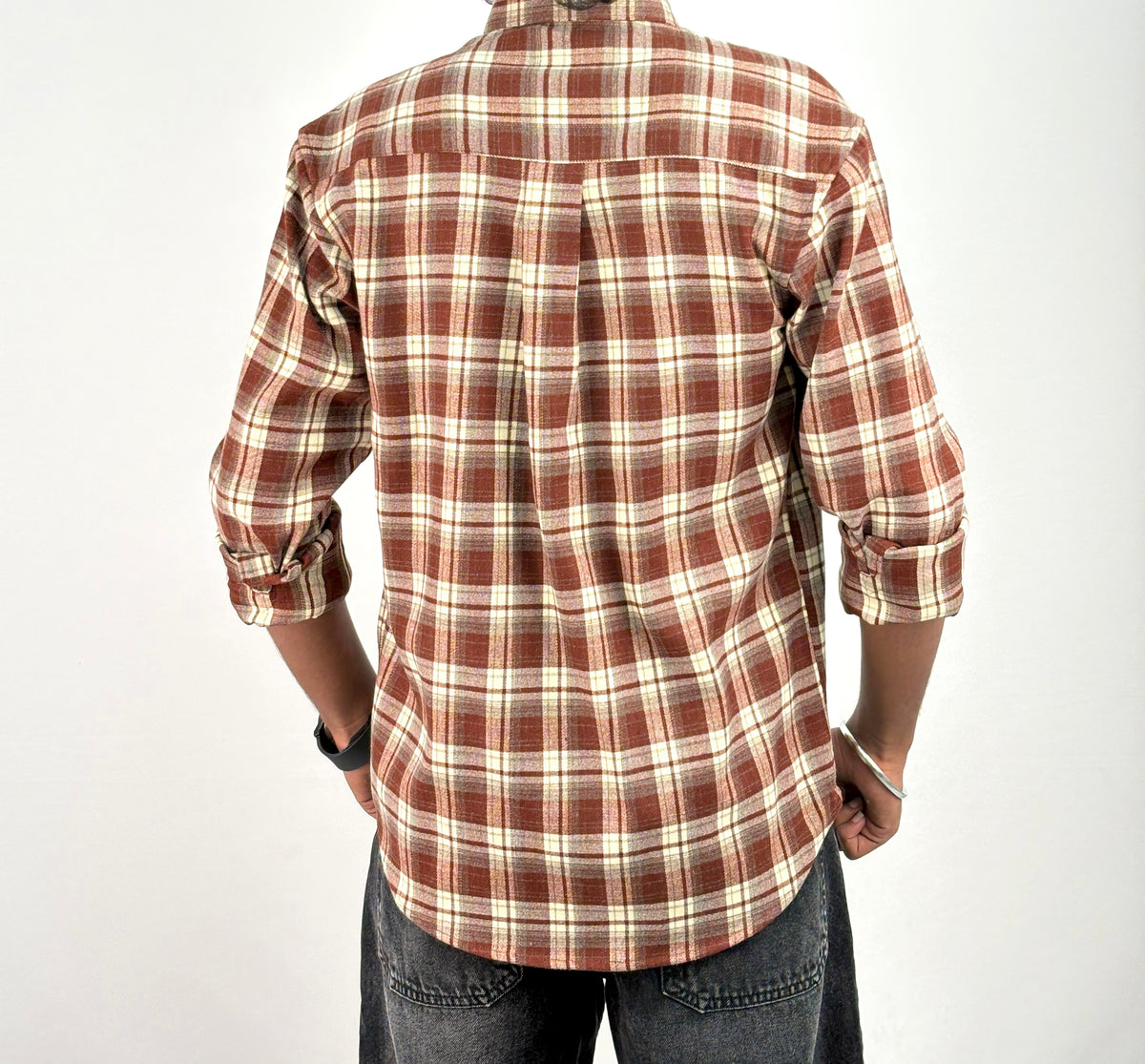 Brick Red IMP Flannel Shirt 7