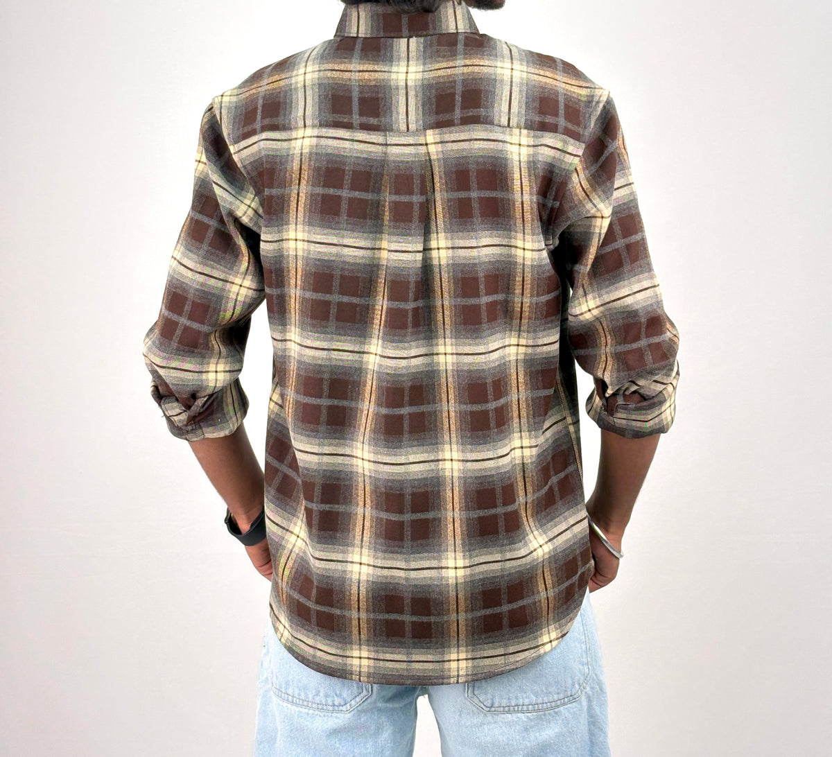 Dark Brown IMP Flannel Shirt 7