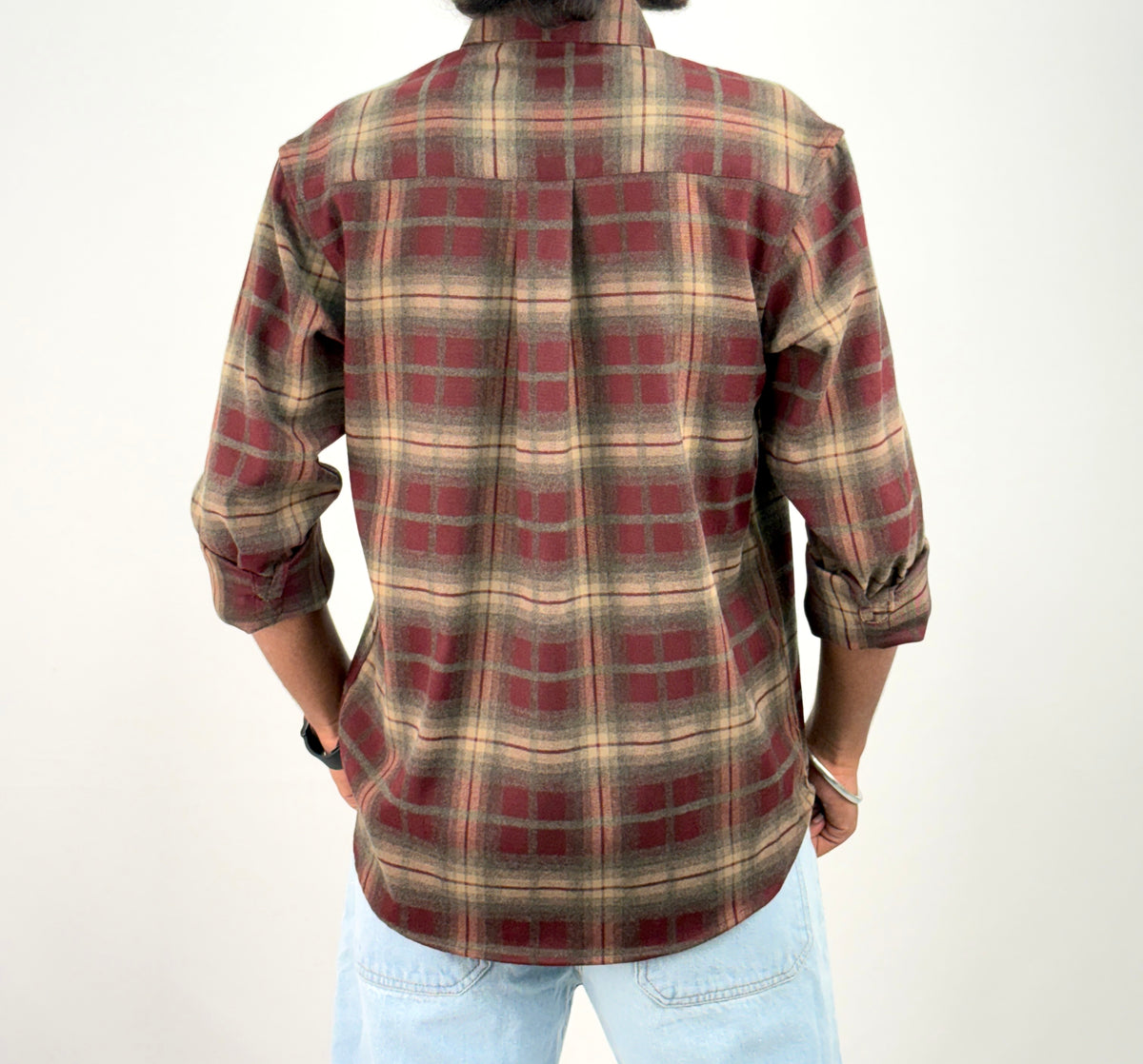 Maroon IMP Flannel Shirt 7