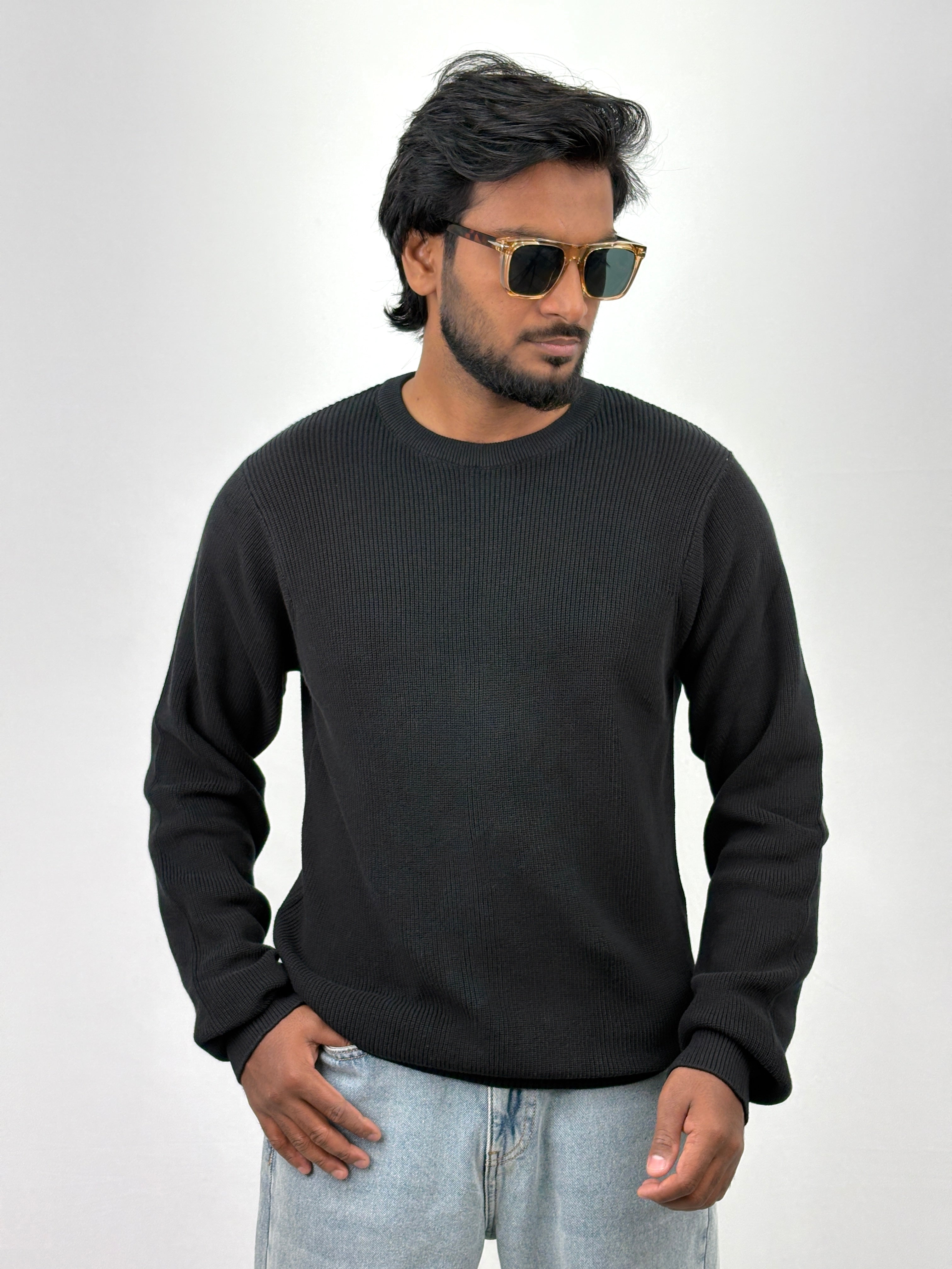 Black Full Sleeve T-Shirt