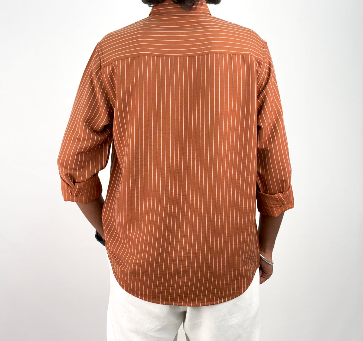 Rust IMP Stripe Shirt 1