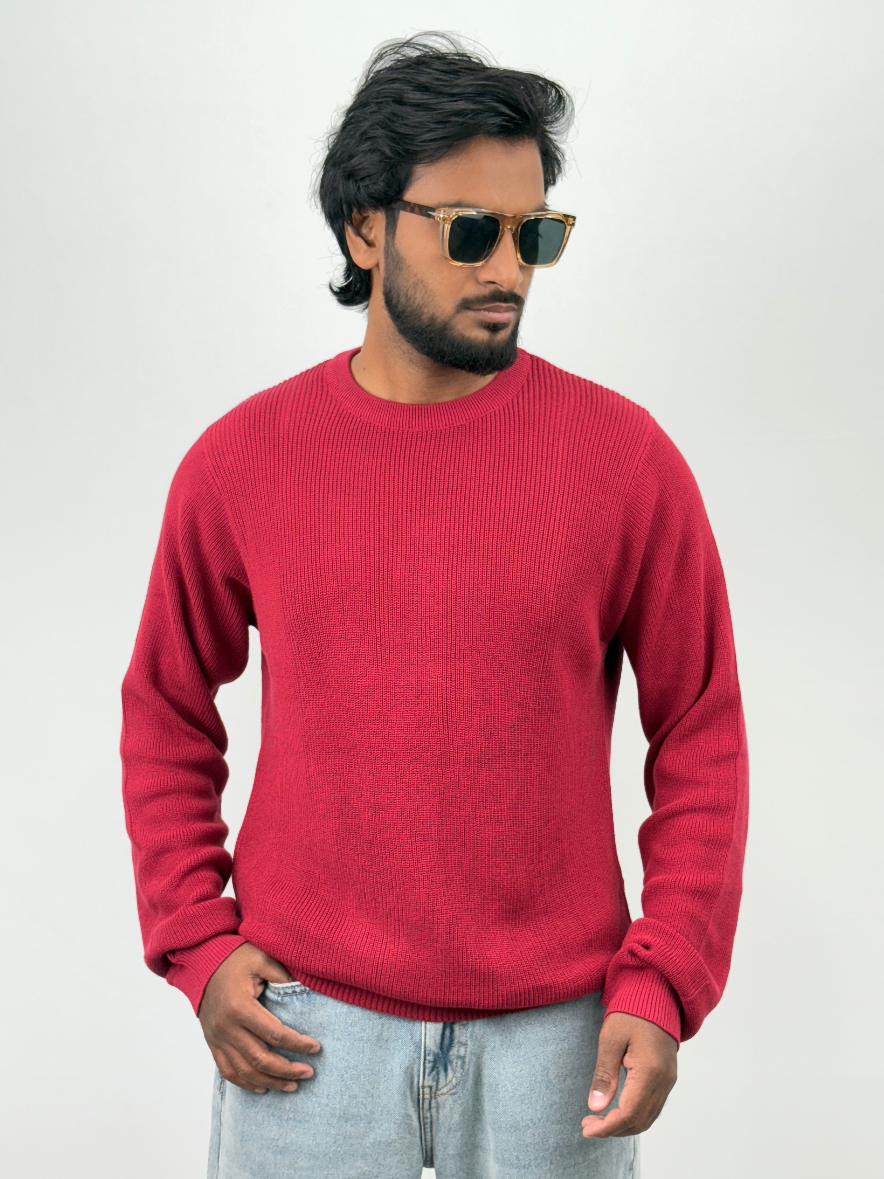 Red Full Sleeve T-Shirt