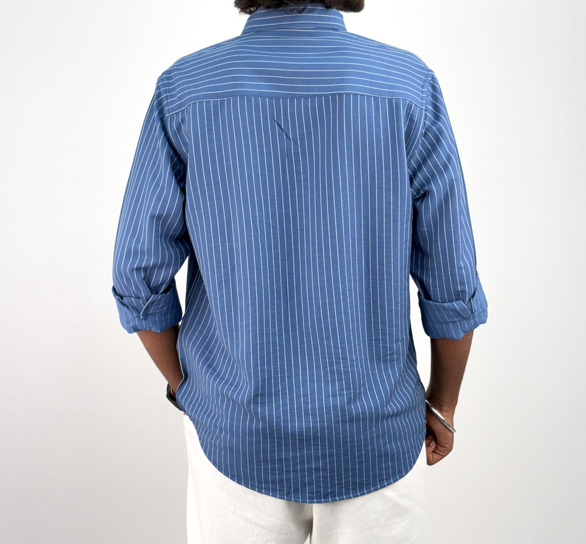 Blue IMP Stripe Shirt 1