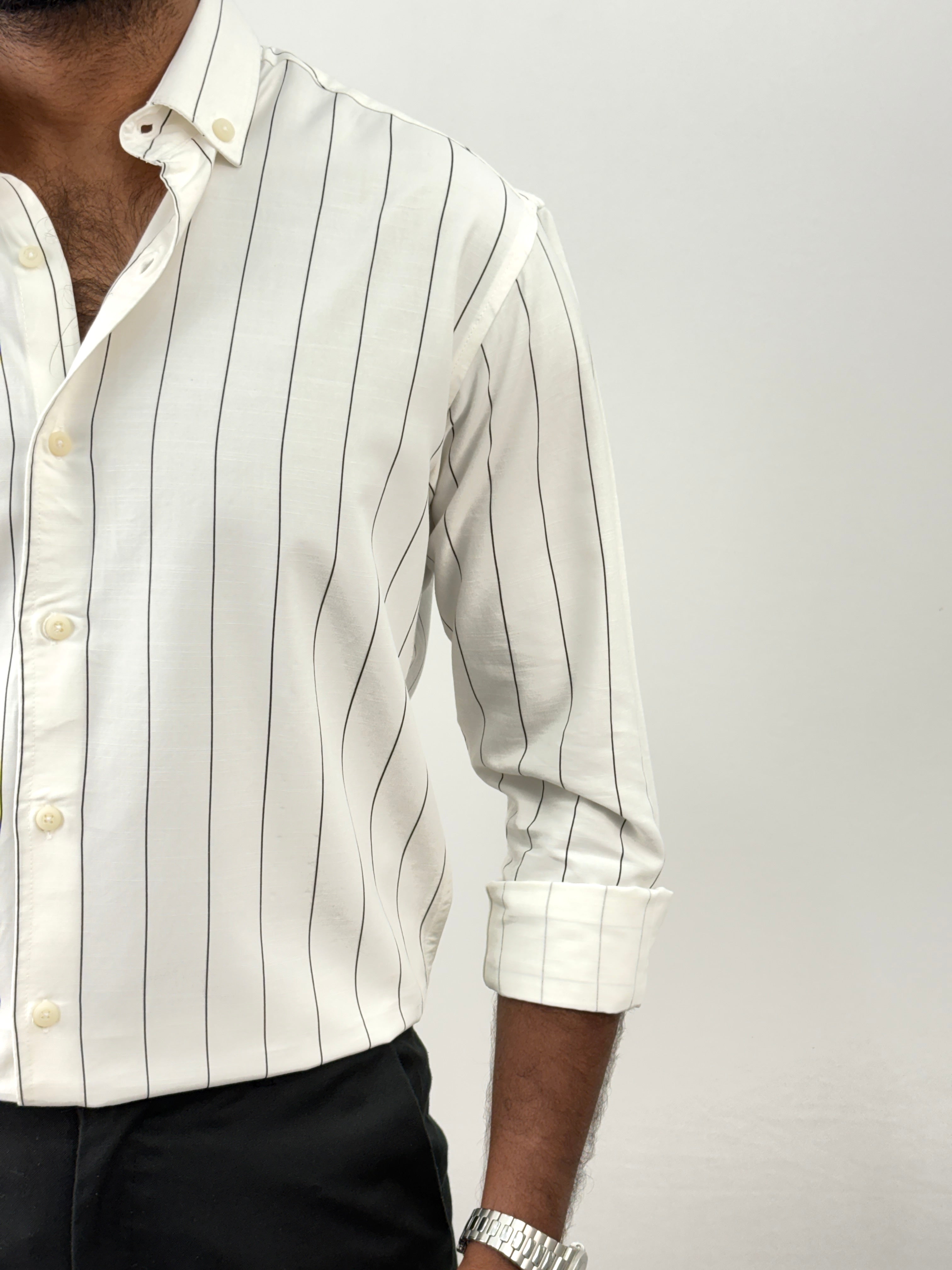 White Stripe Shirt