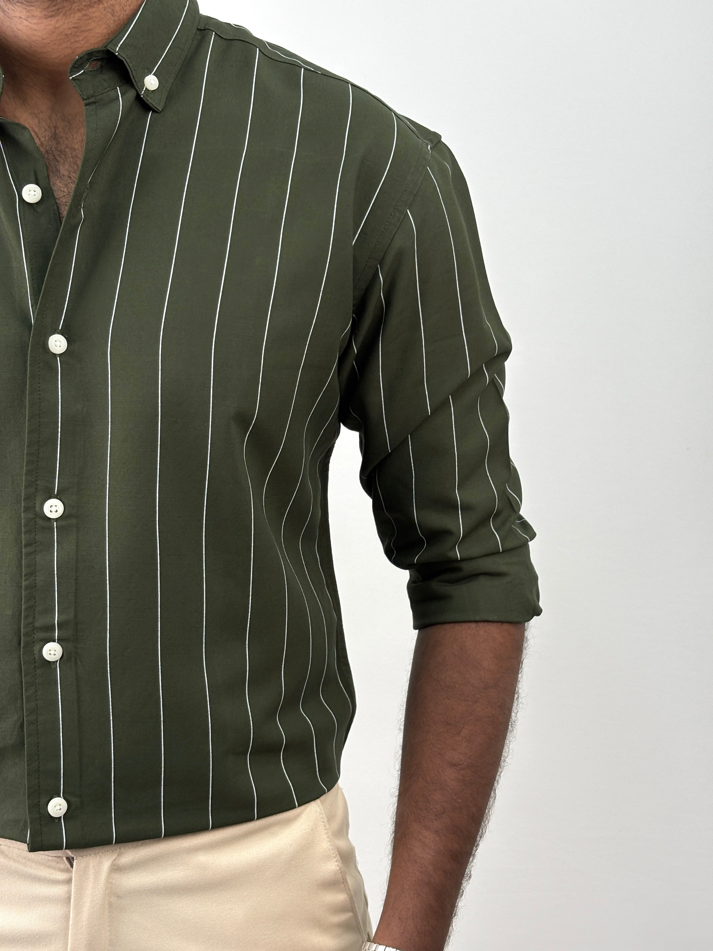 Green Stripe Shirt