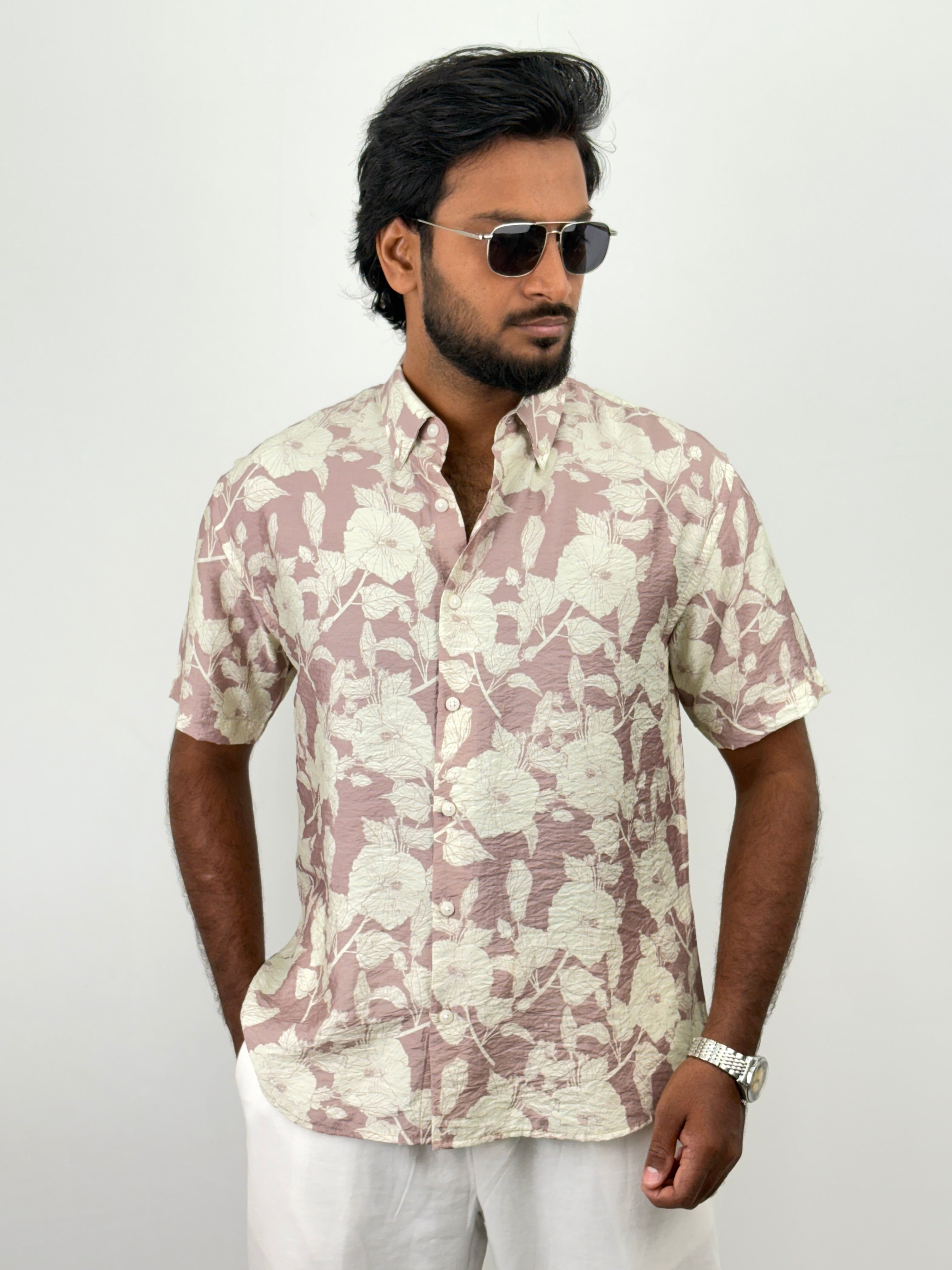 Cherry Half Sleeve Printed Shirt