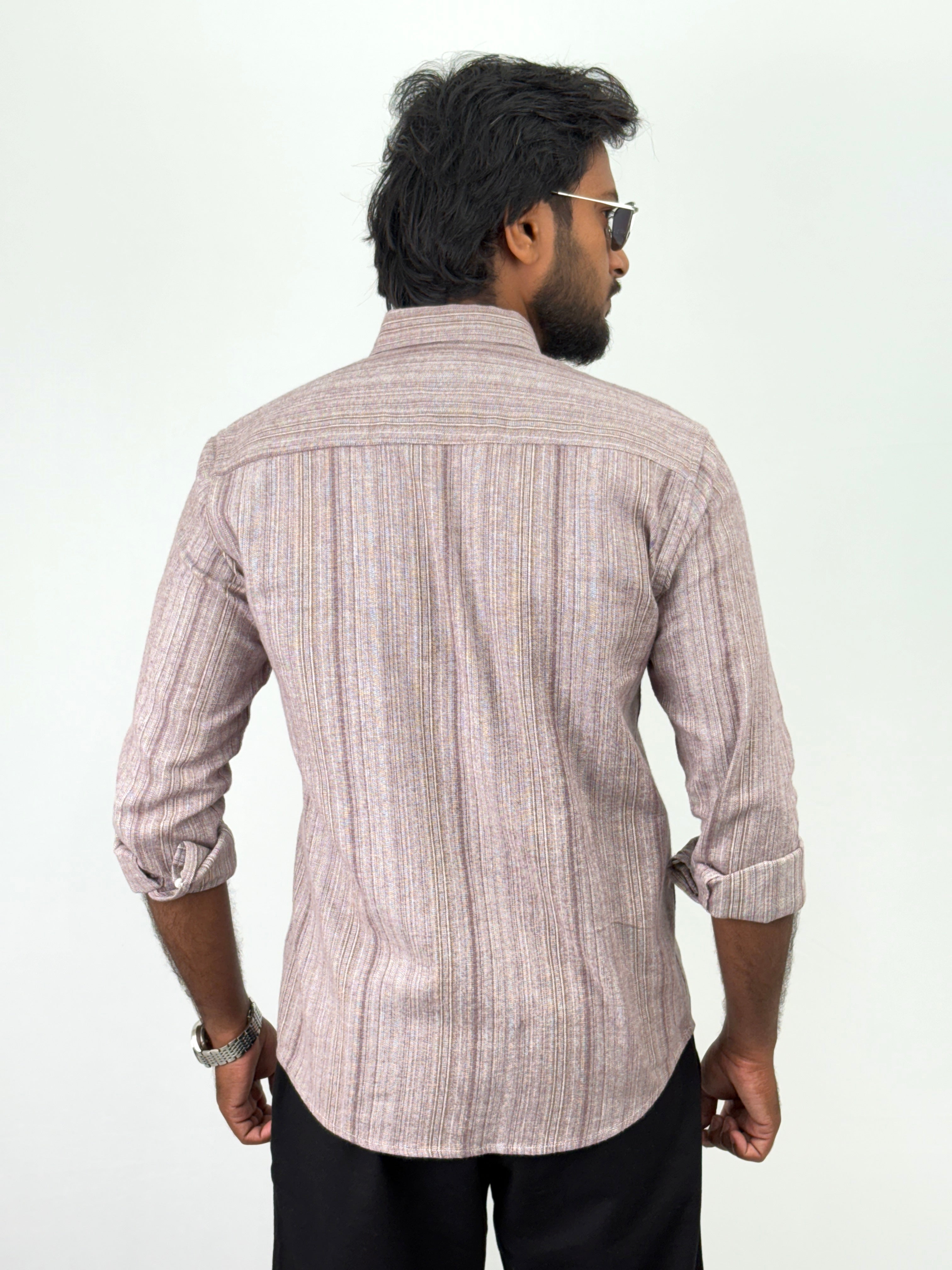 Peach Stripe Shirts