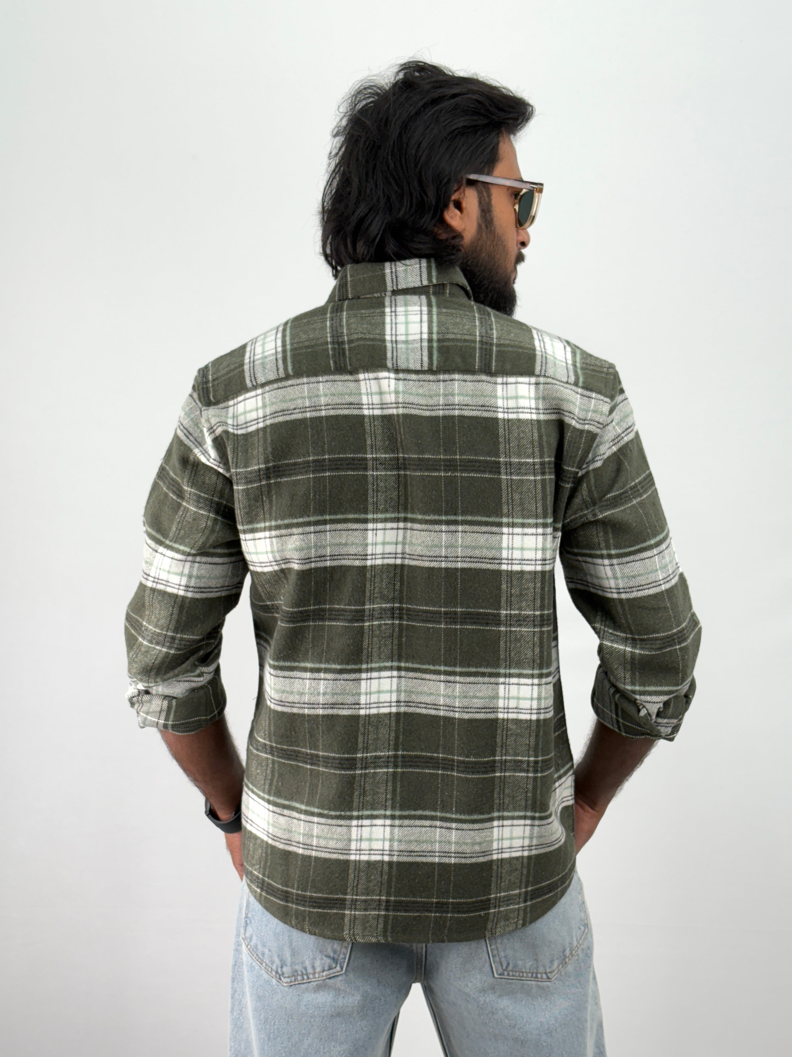 Green Flannel Shirt