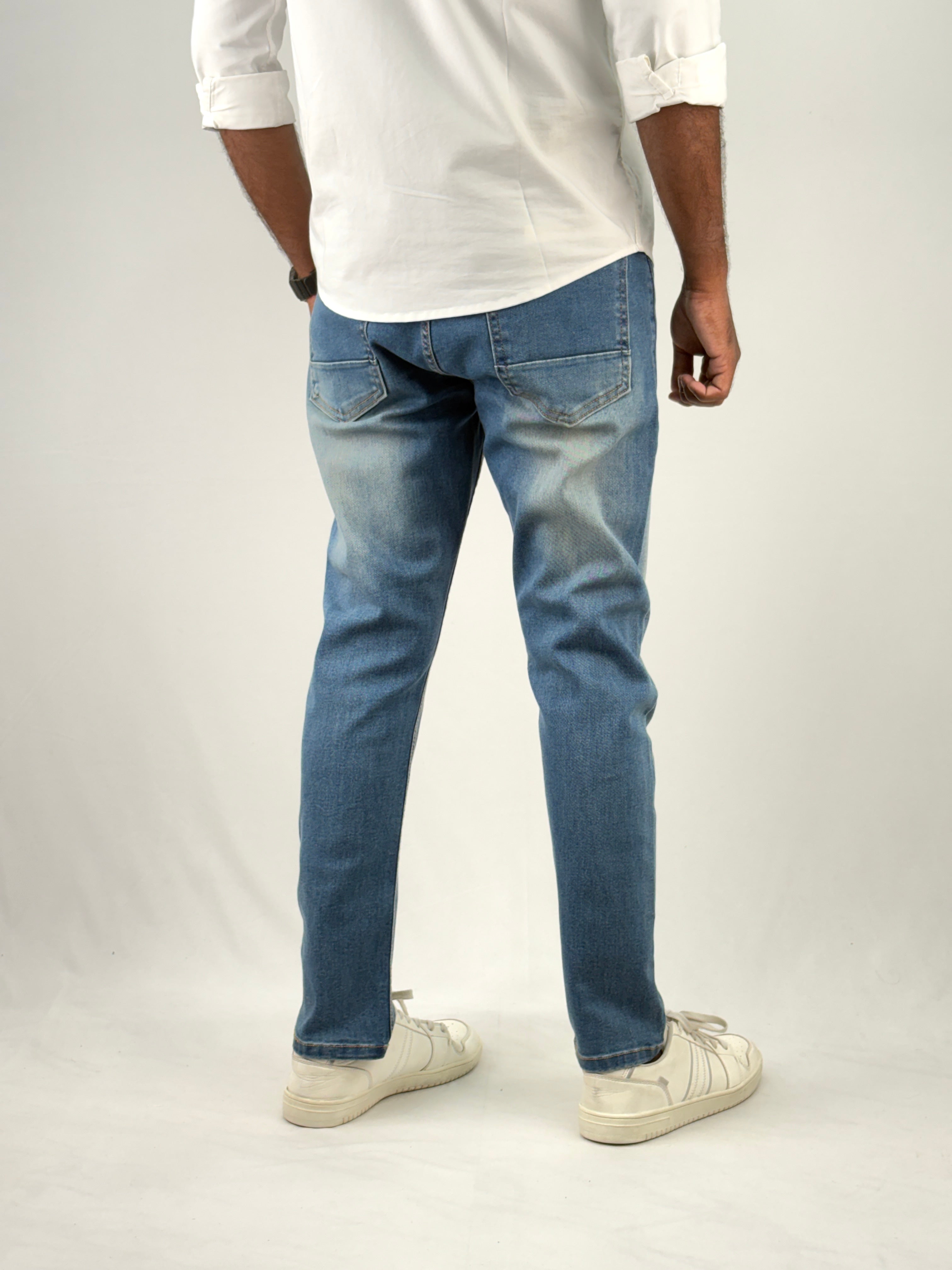 Dusty Blue Ankle Fit Jean